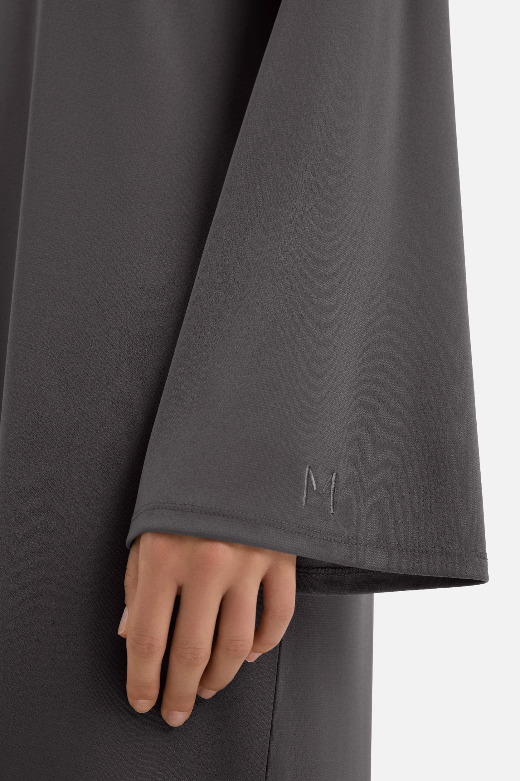 Essential Straight Jersey Dress Regular | Asphalt