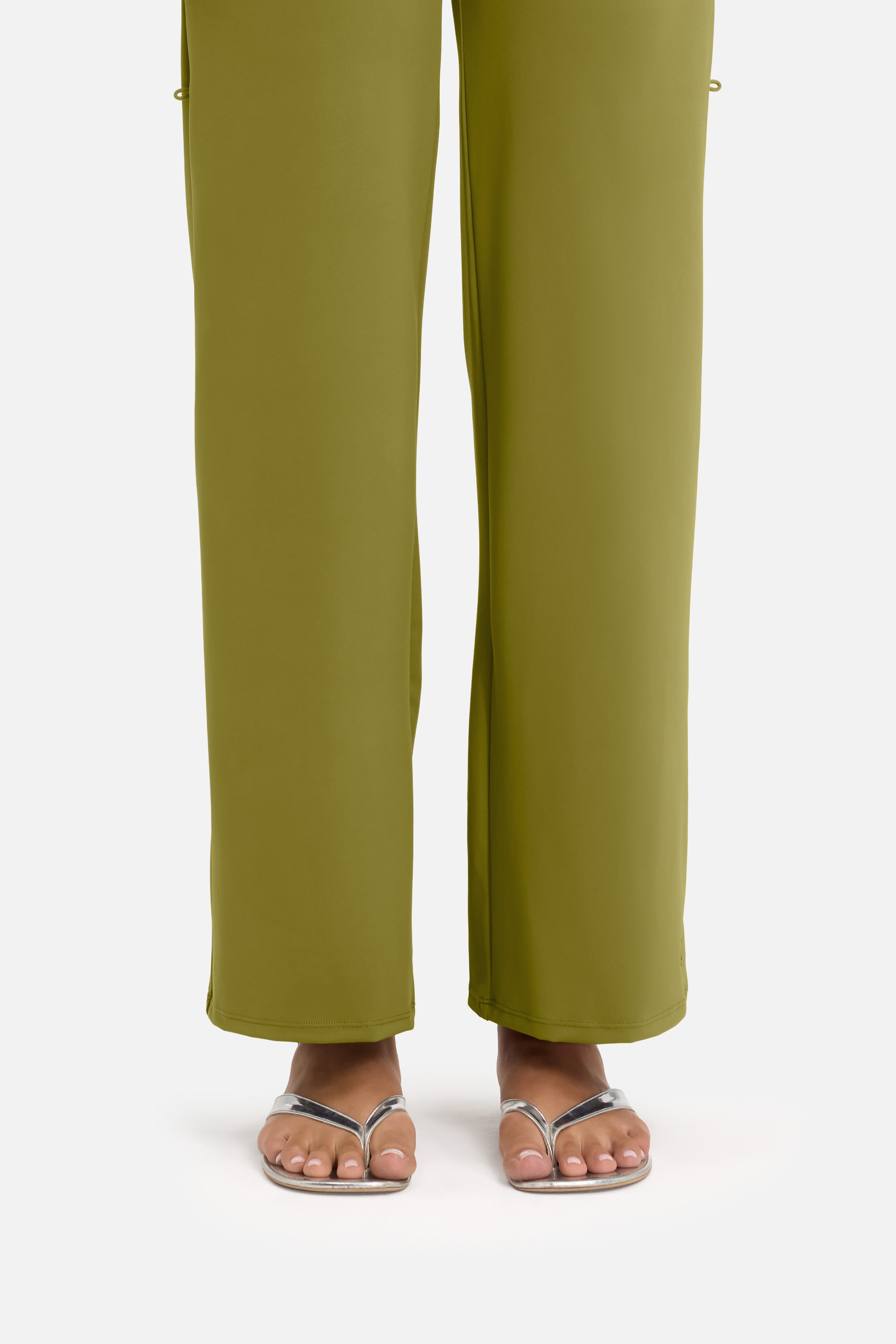 Essential Straight Swim Legging | Ground Basil