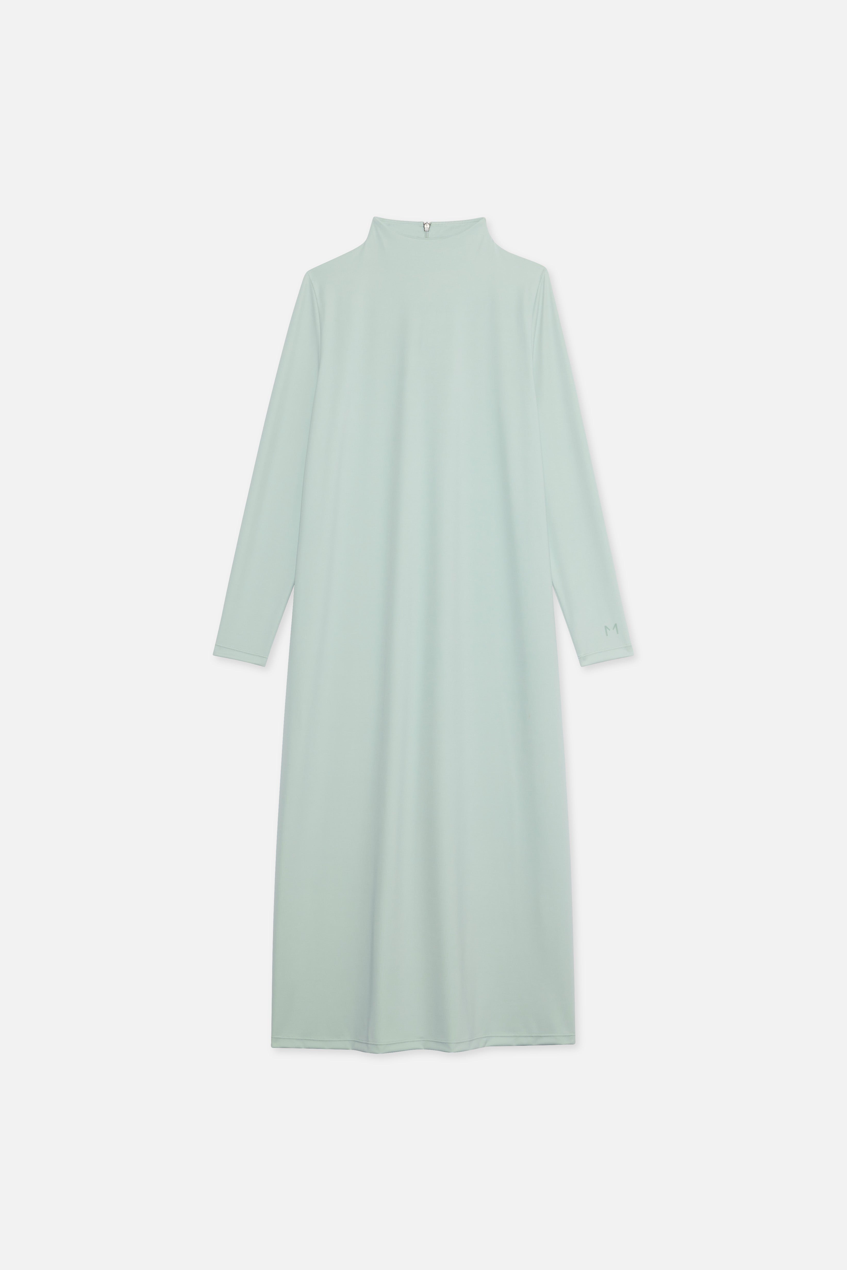 Essential Swim Dress | Aqua Gray