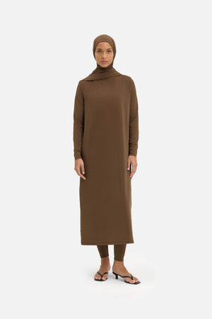 Essential Swim Dress | Dark Terra