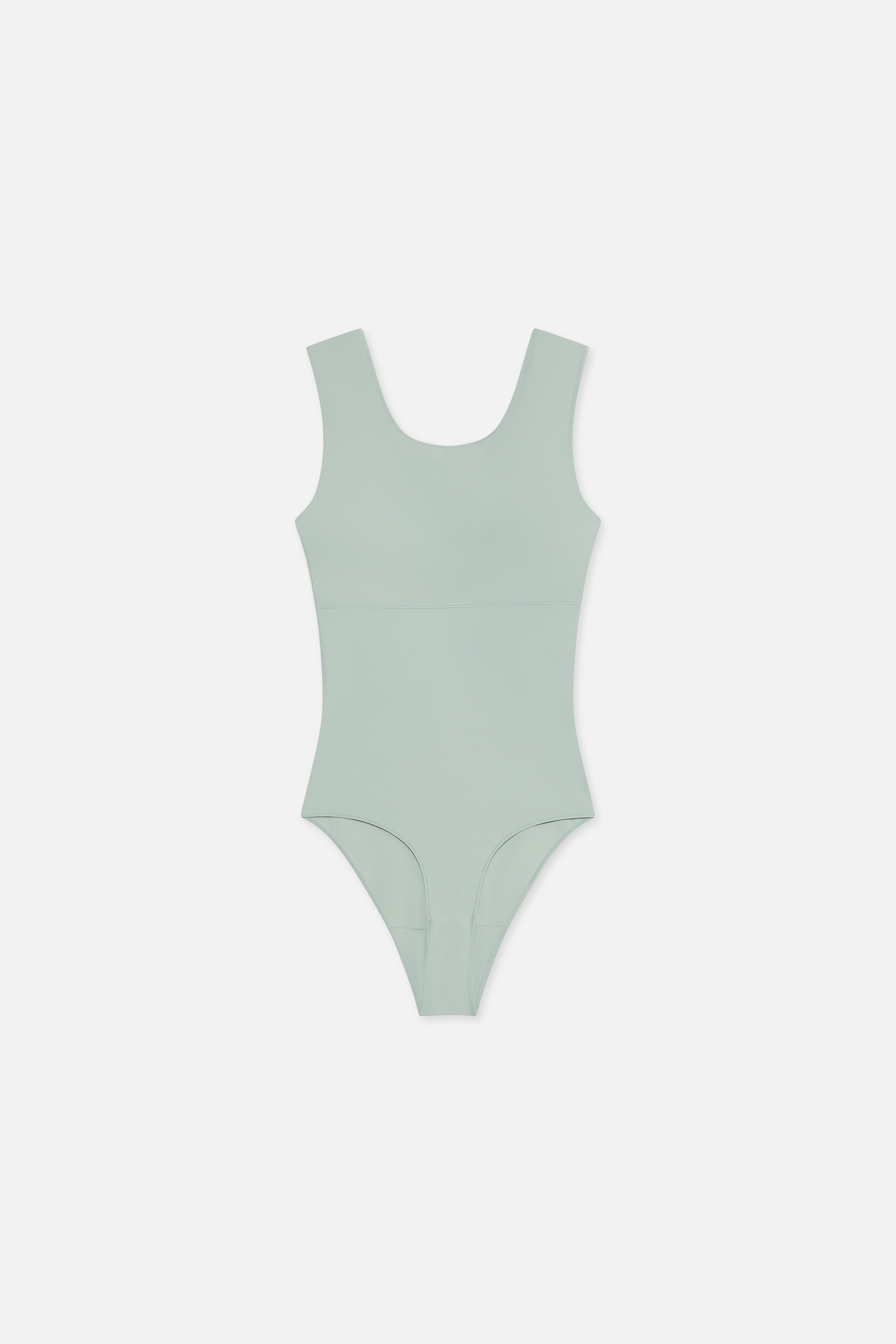 Essential Swimsuit | Aqua Gray