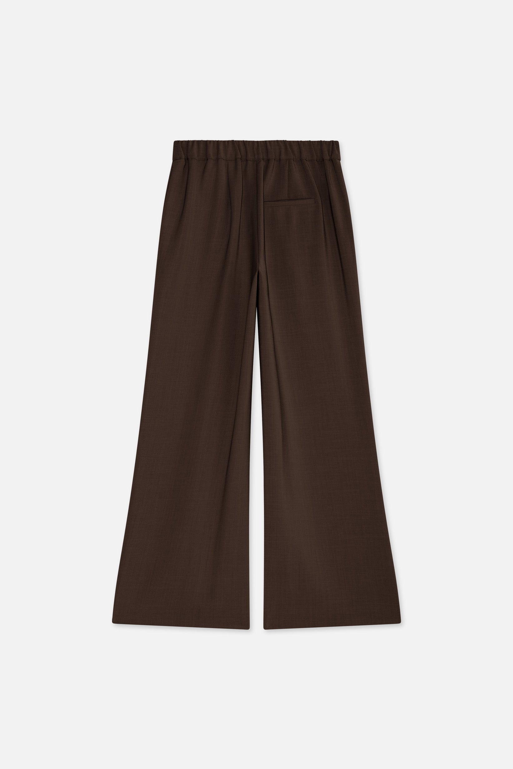 Flared Trousers | Dark Brown