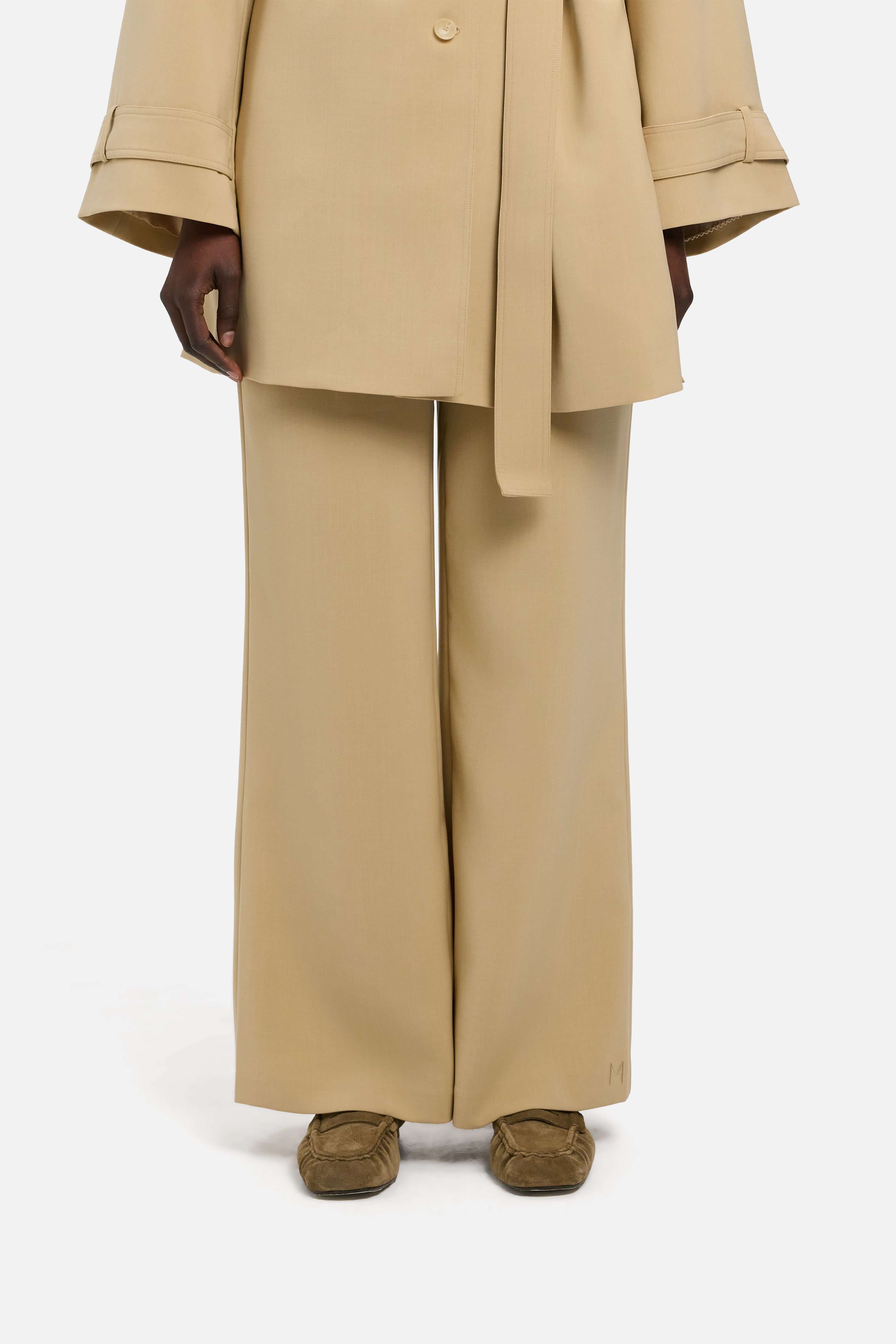 Flared Trousers | Desert Clay