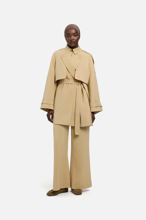Flared Trousers | Desert Clay