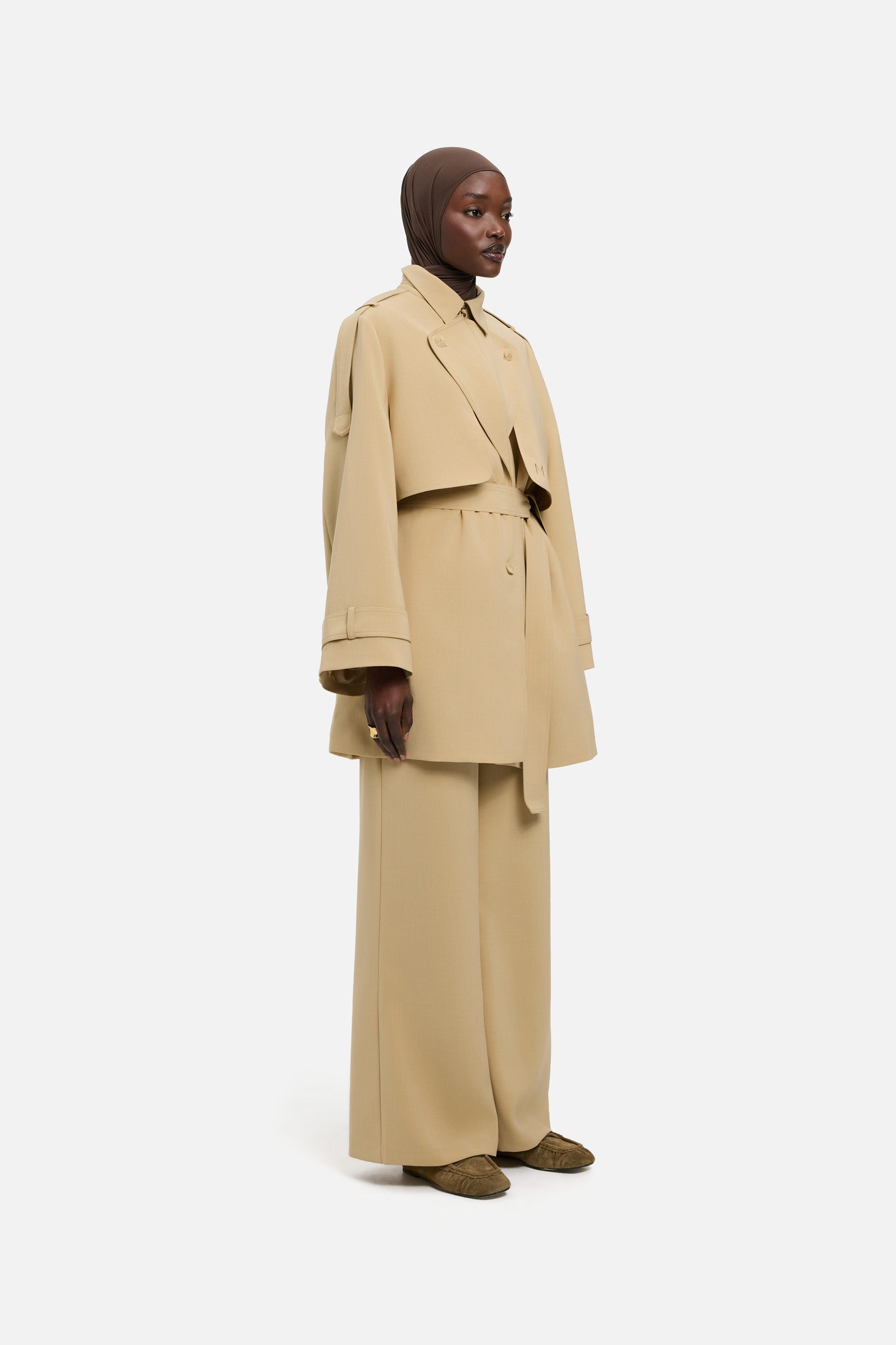 Flared Trousers | Desert Clay