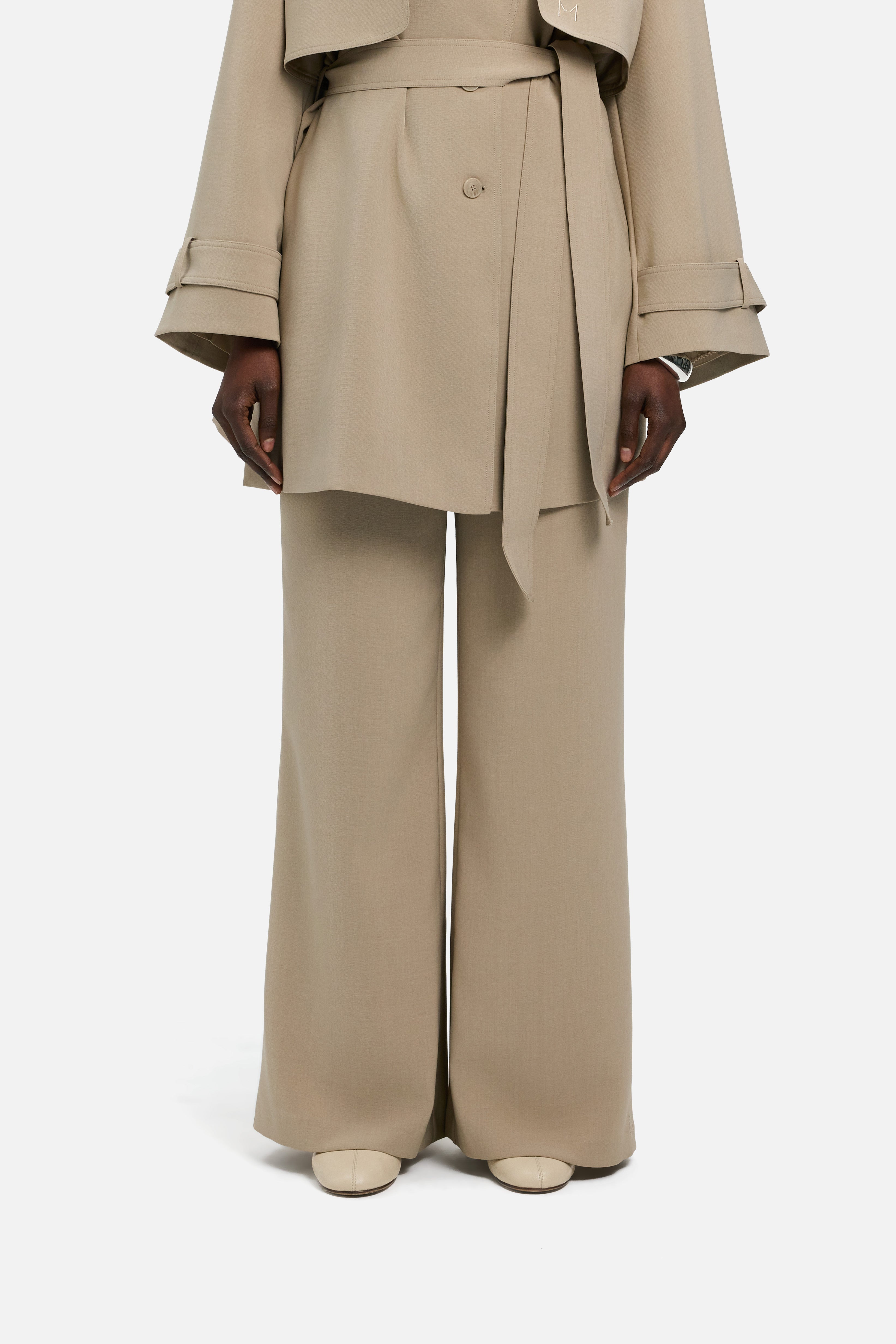 Flared Trousers | Mocha