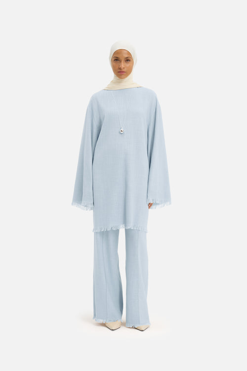 Frayed Hem Pants | Air