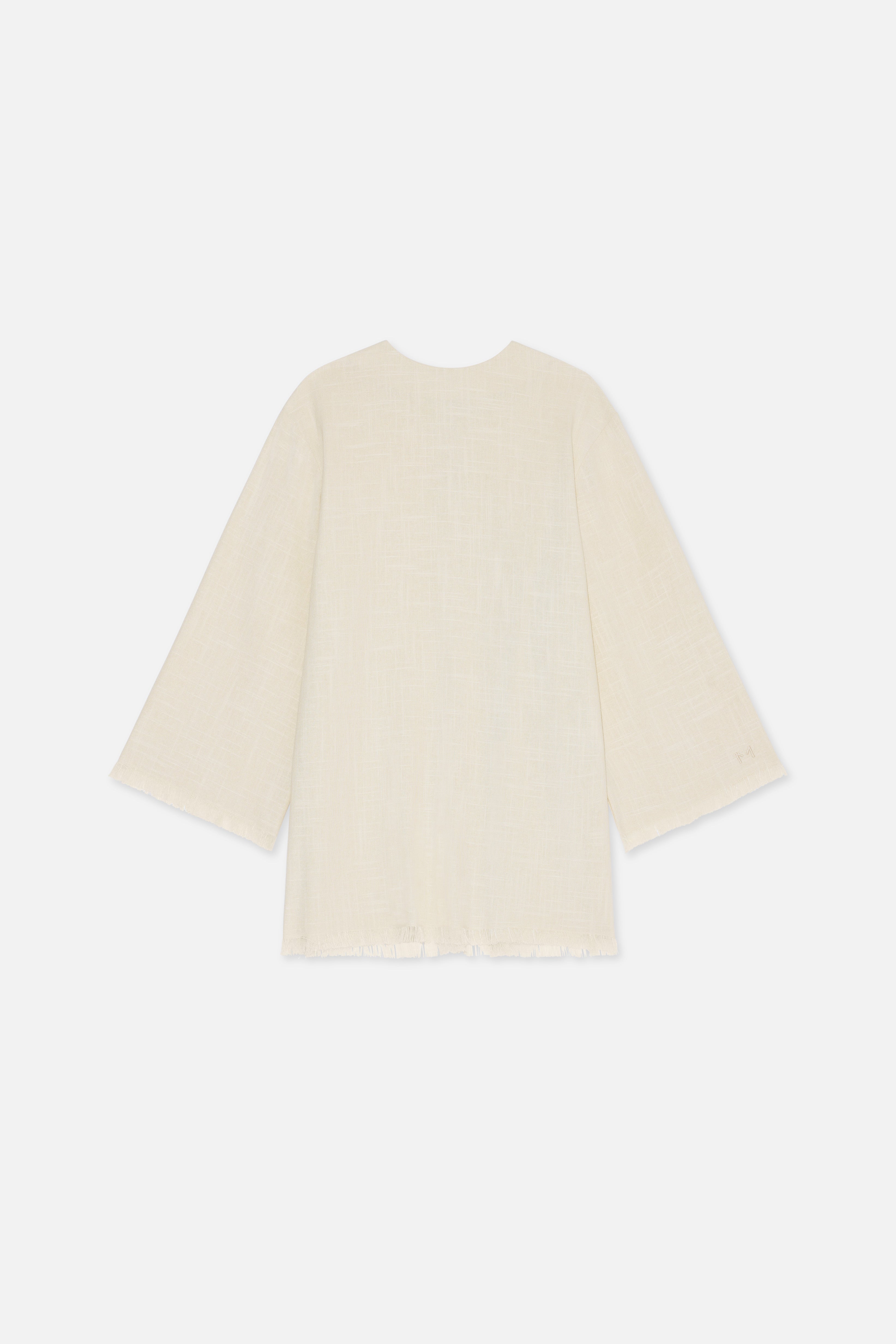 Frayed Hem Top | Sand