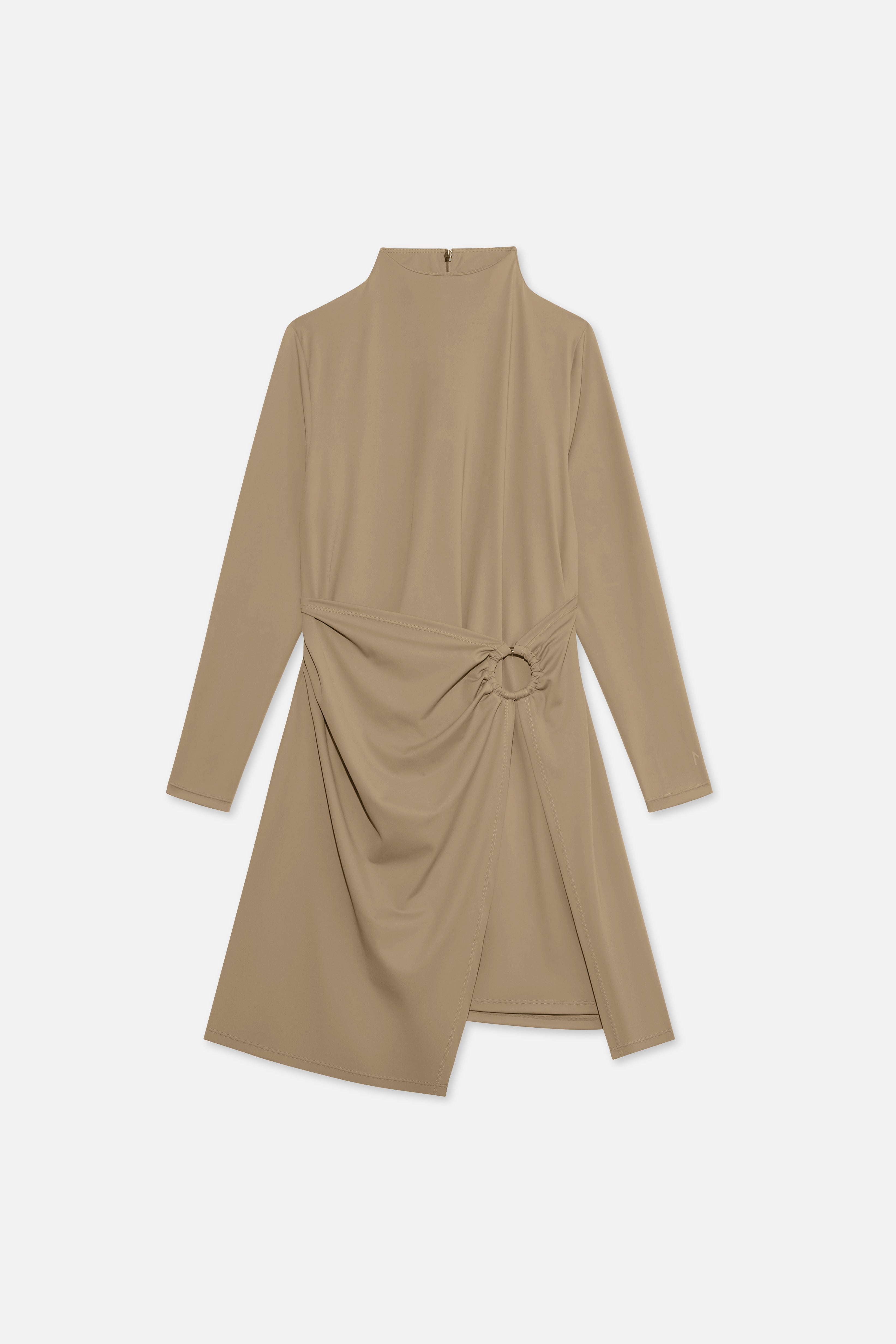 brown swim dress Snap Swim Dress