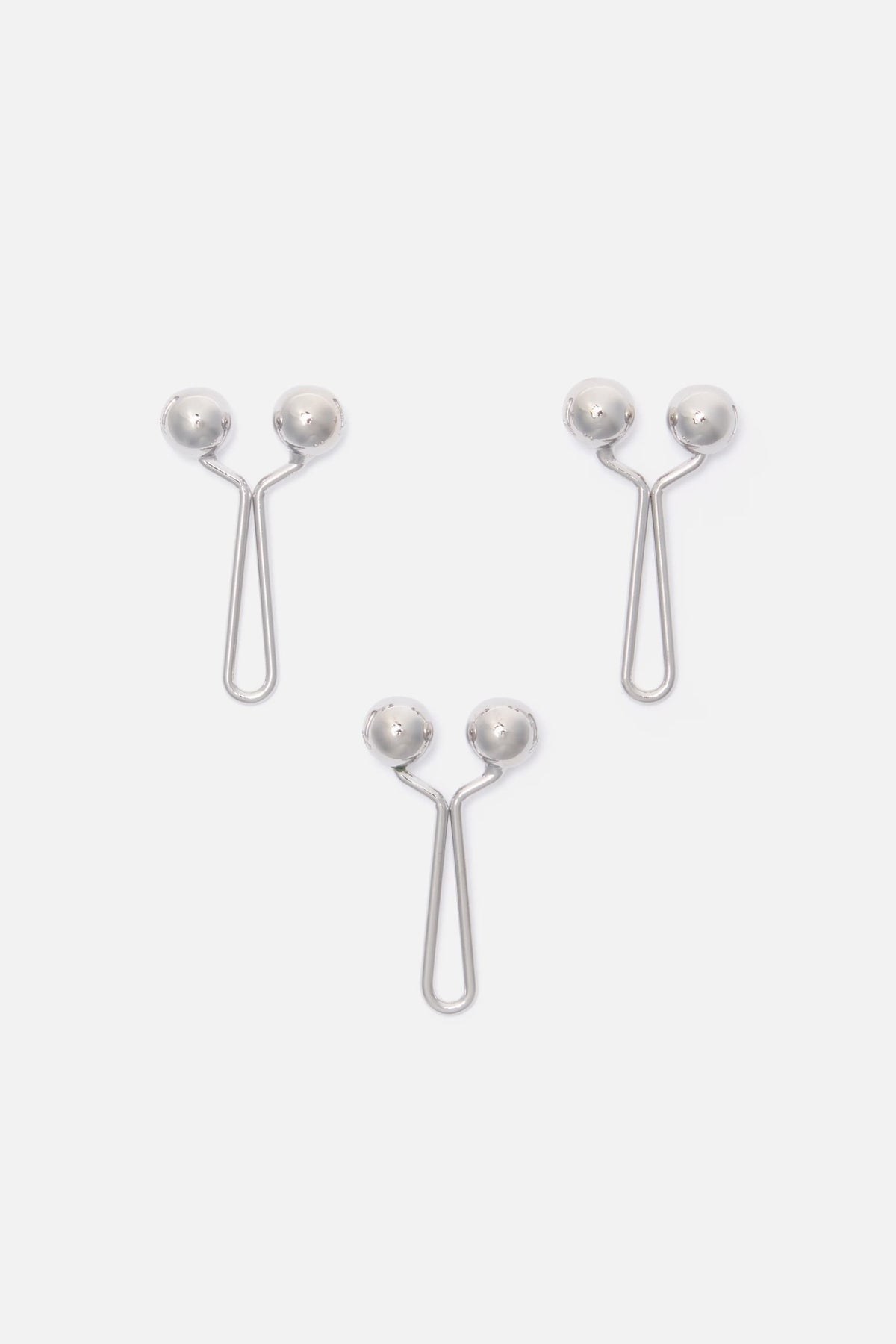 Hijab 3 Pin Set | Essential Silver