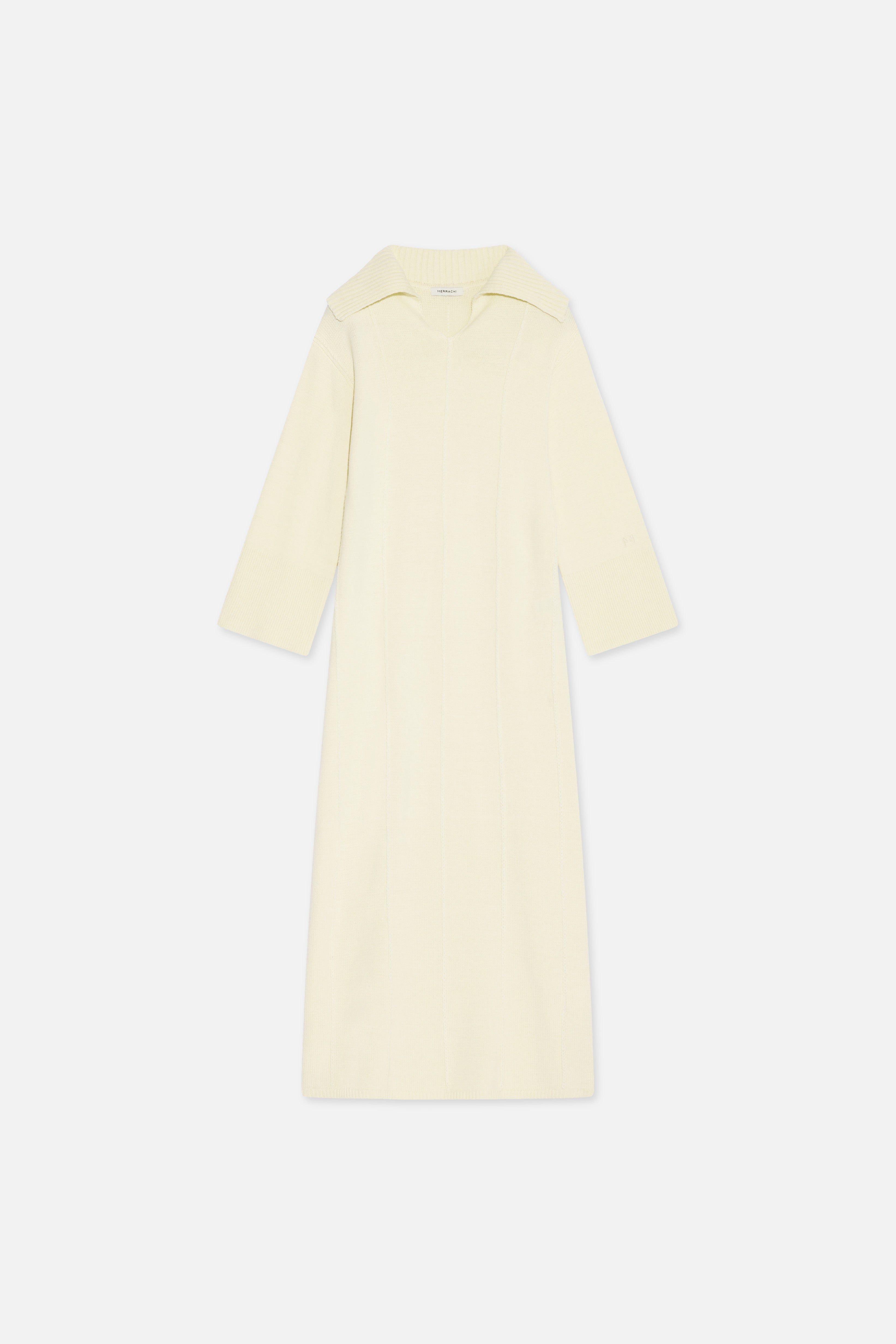 knitted collar dress Knitted Collar Dress | Porcelain