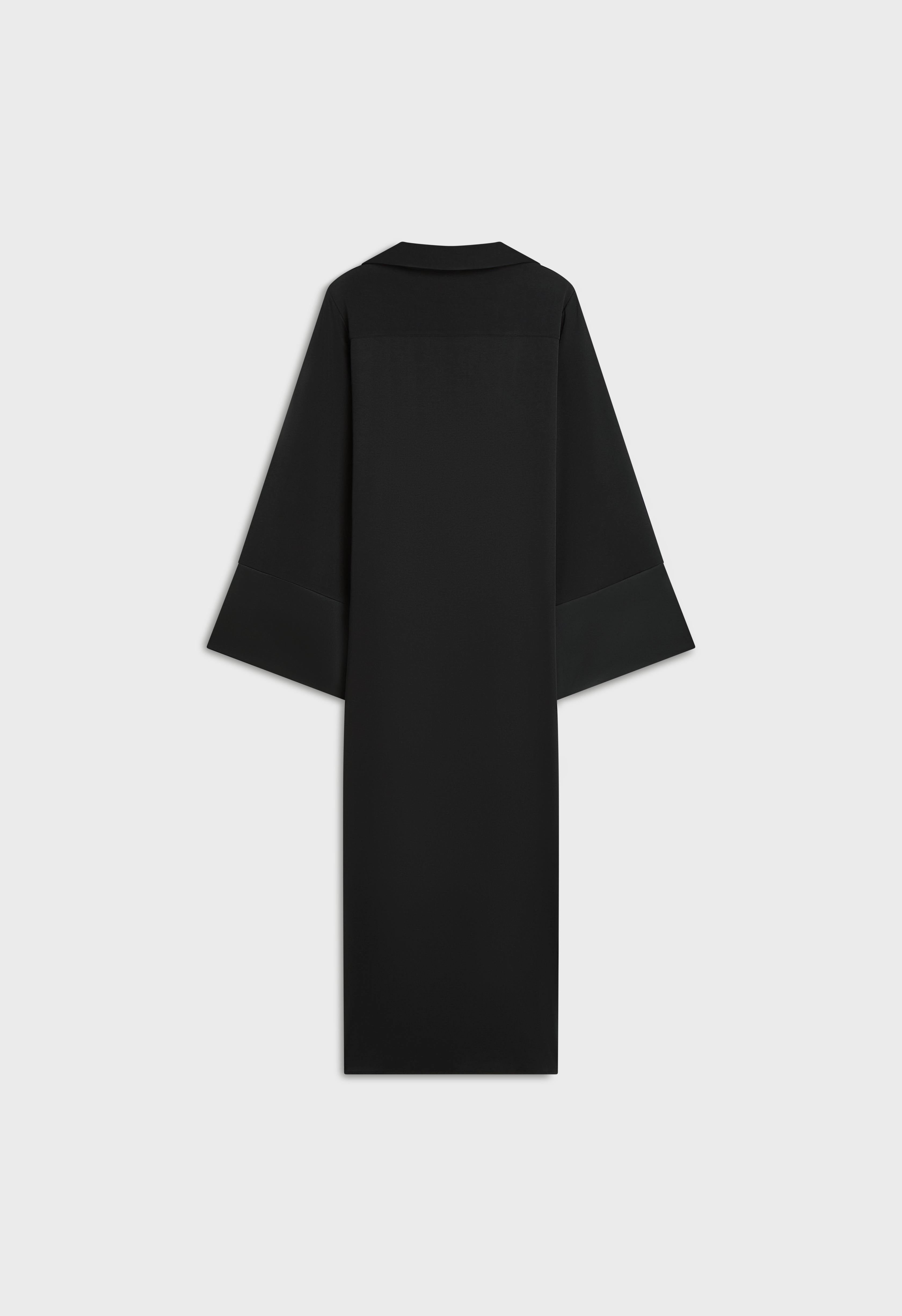 Kaftan Dress Short | Black