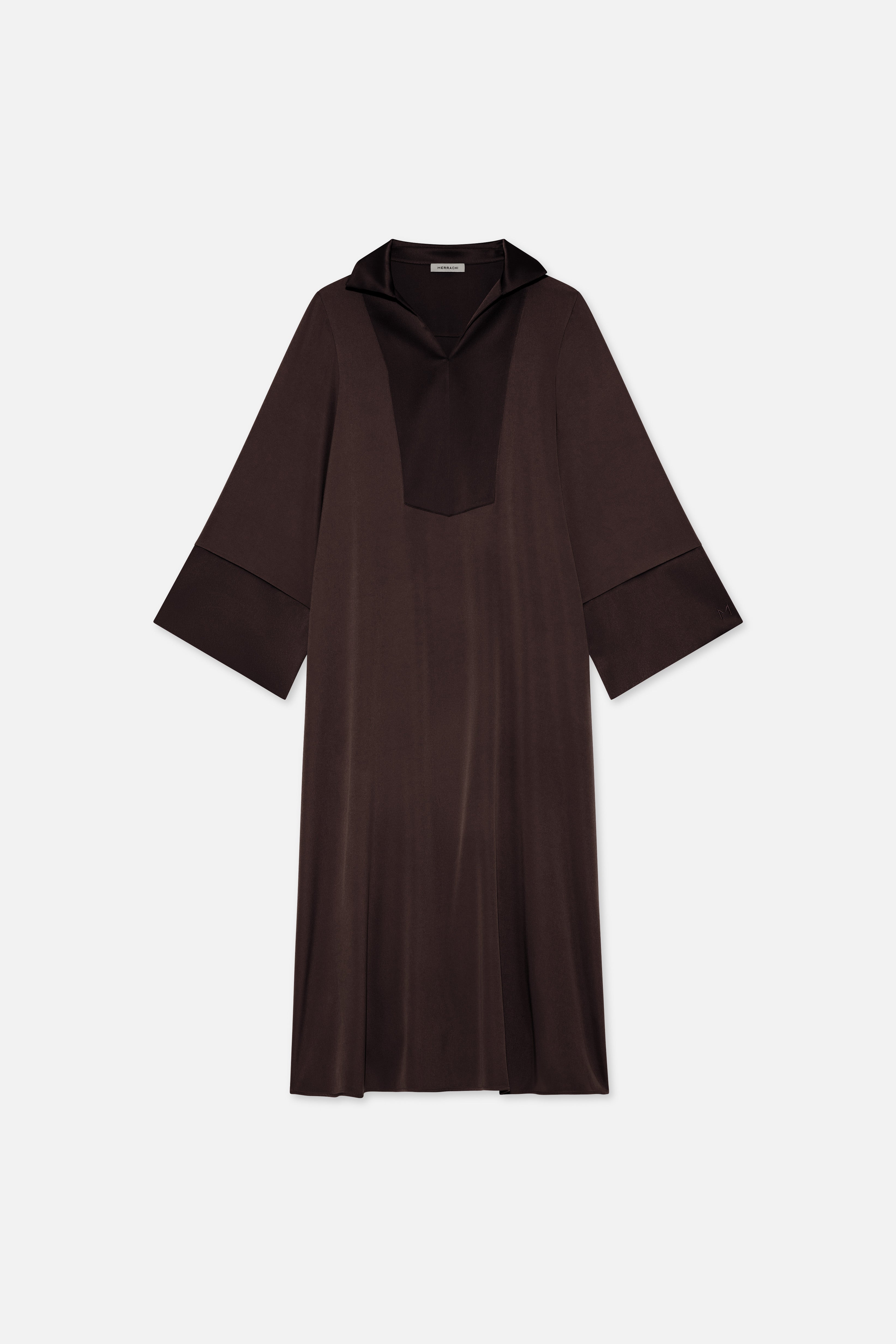 Kaftan Dress Regular | Dark Brown