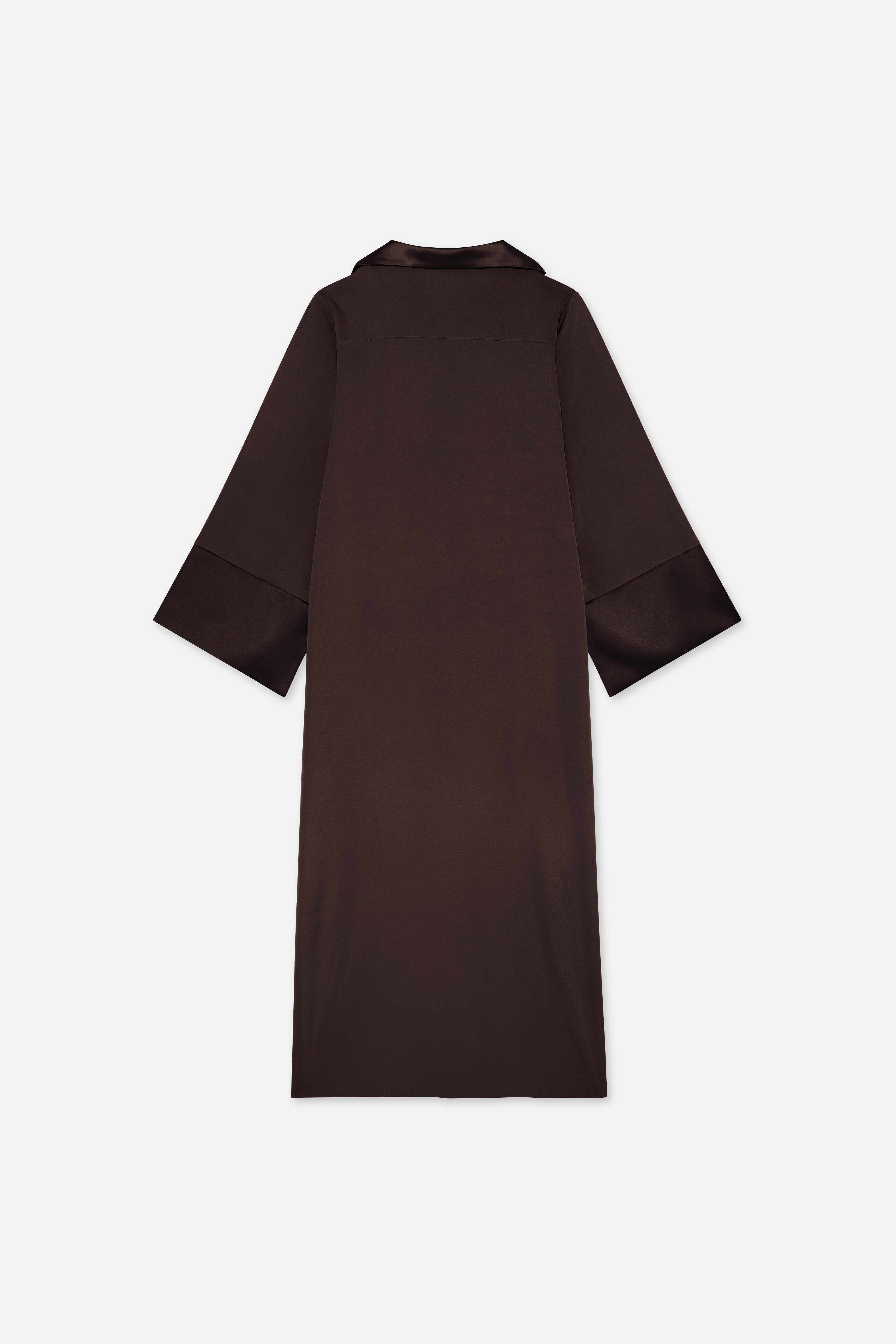 Kaftan Dress Short | Dark Brown