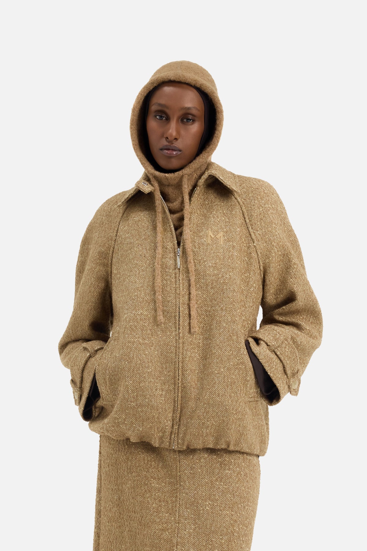 Knitted Balaclava | White Pepper
