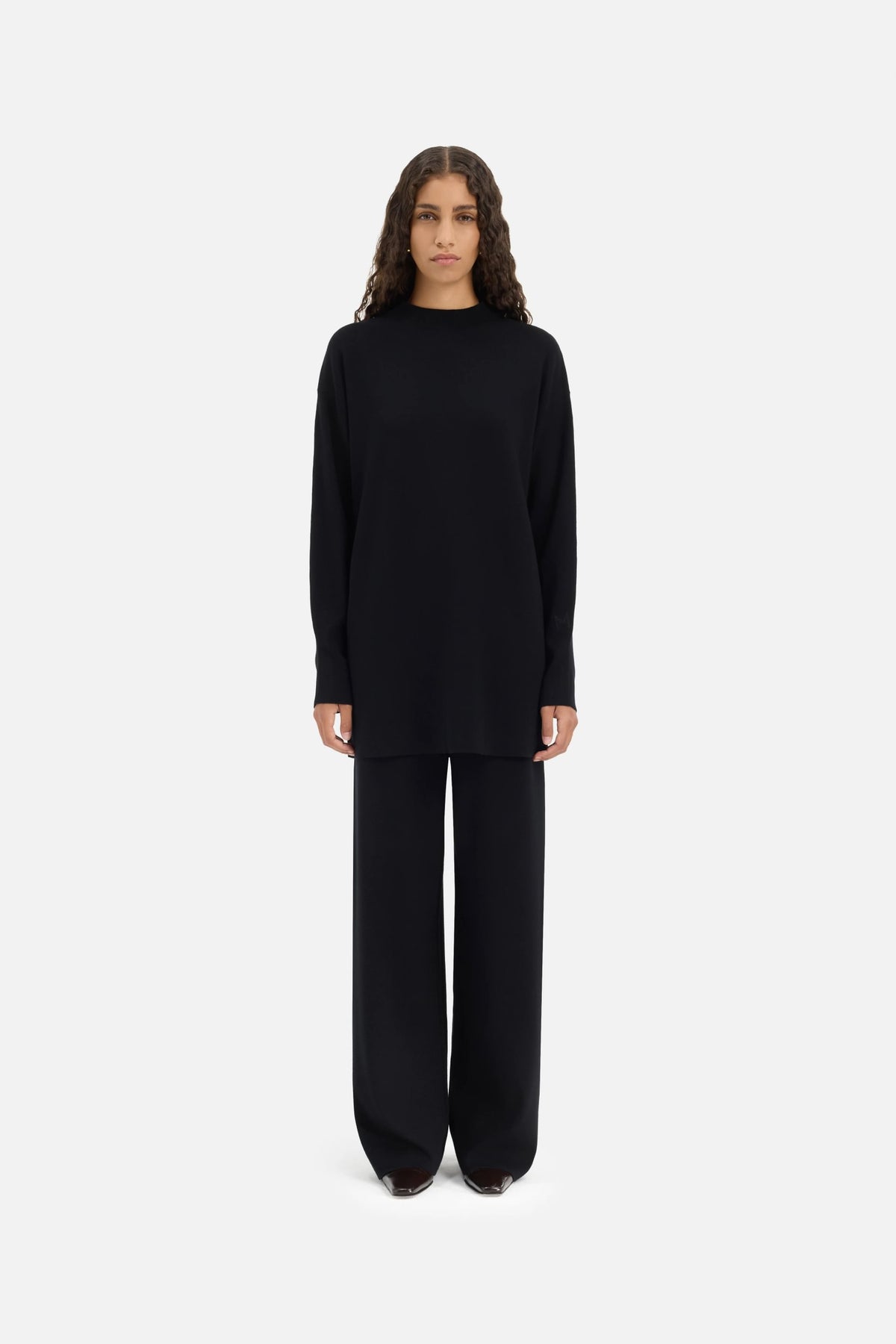 Knitted Trousers | Black