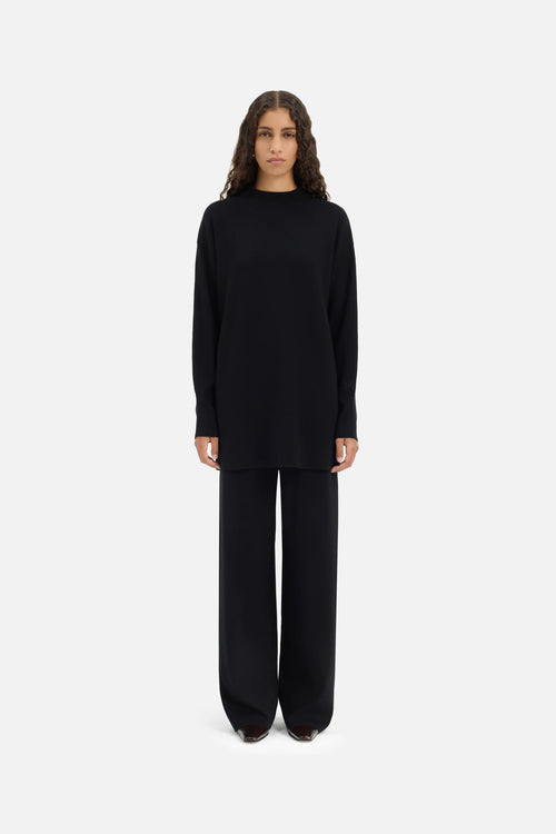 Knitted Trousers | Black