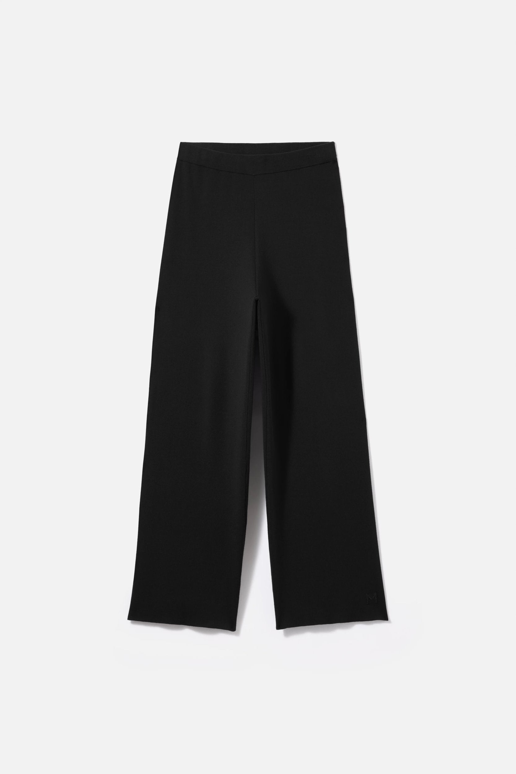 Knitted Trousers | Black