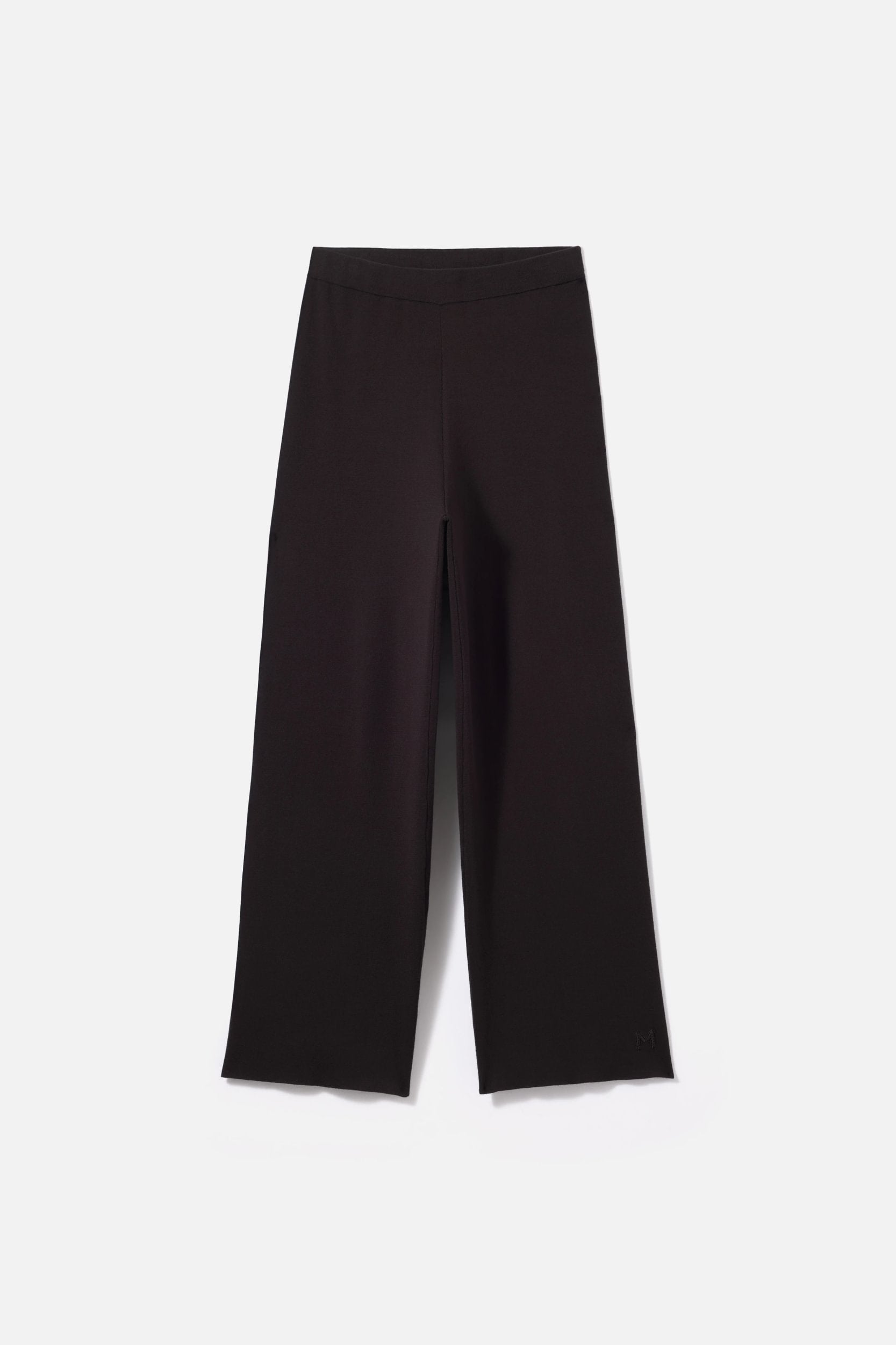 Knitted Trousers | Dark Truffle