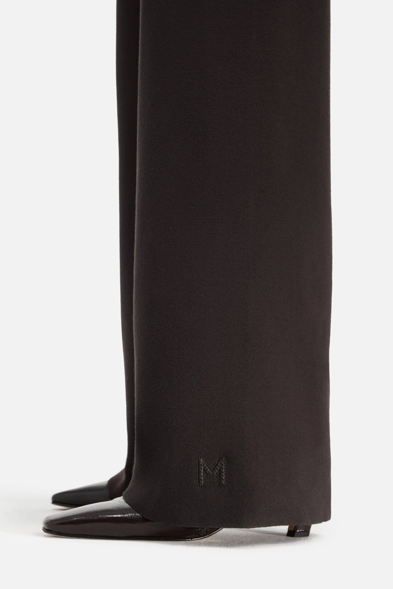 Knitted Trousers | Dark Truffle
