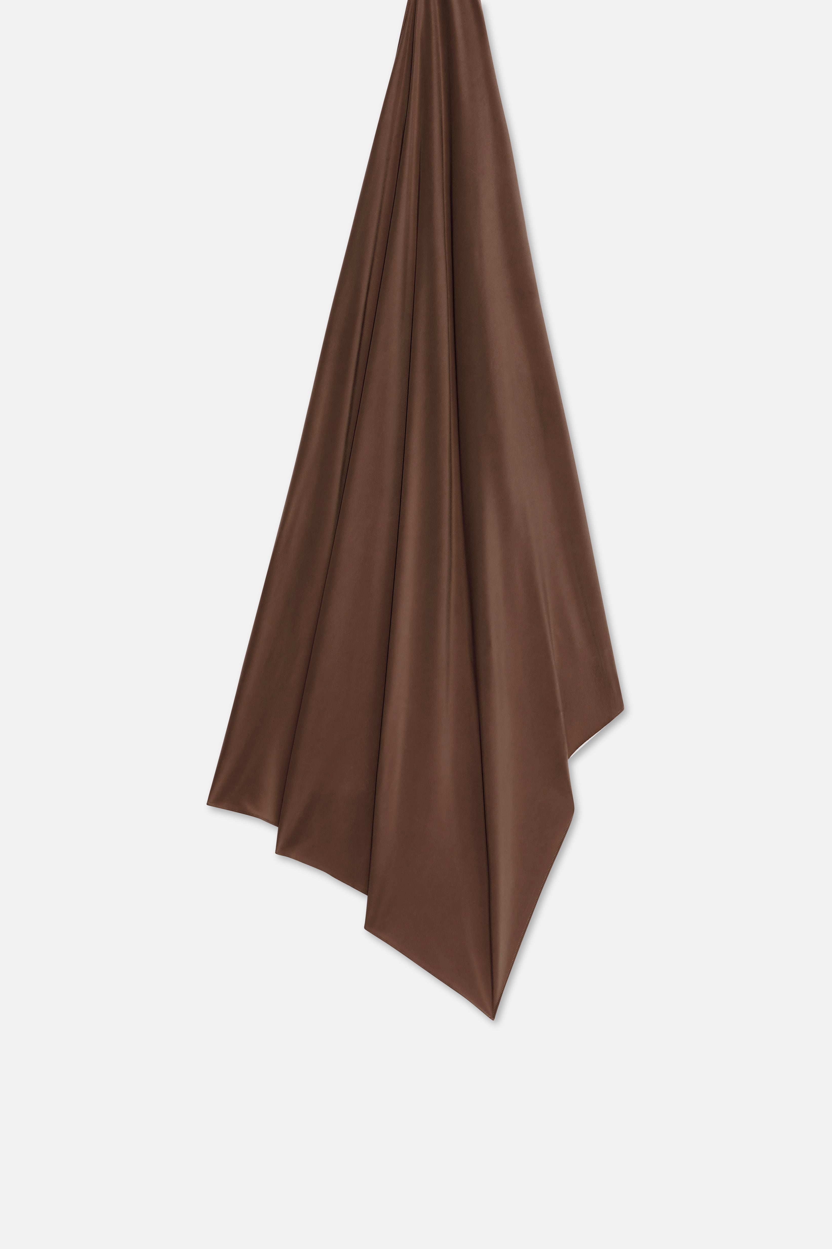 Liquid Jersey Scarf | Chocolate