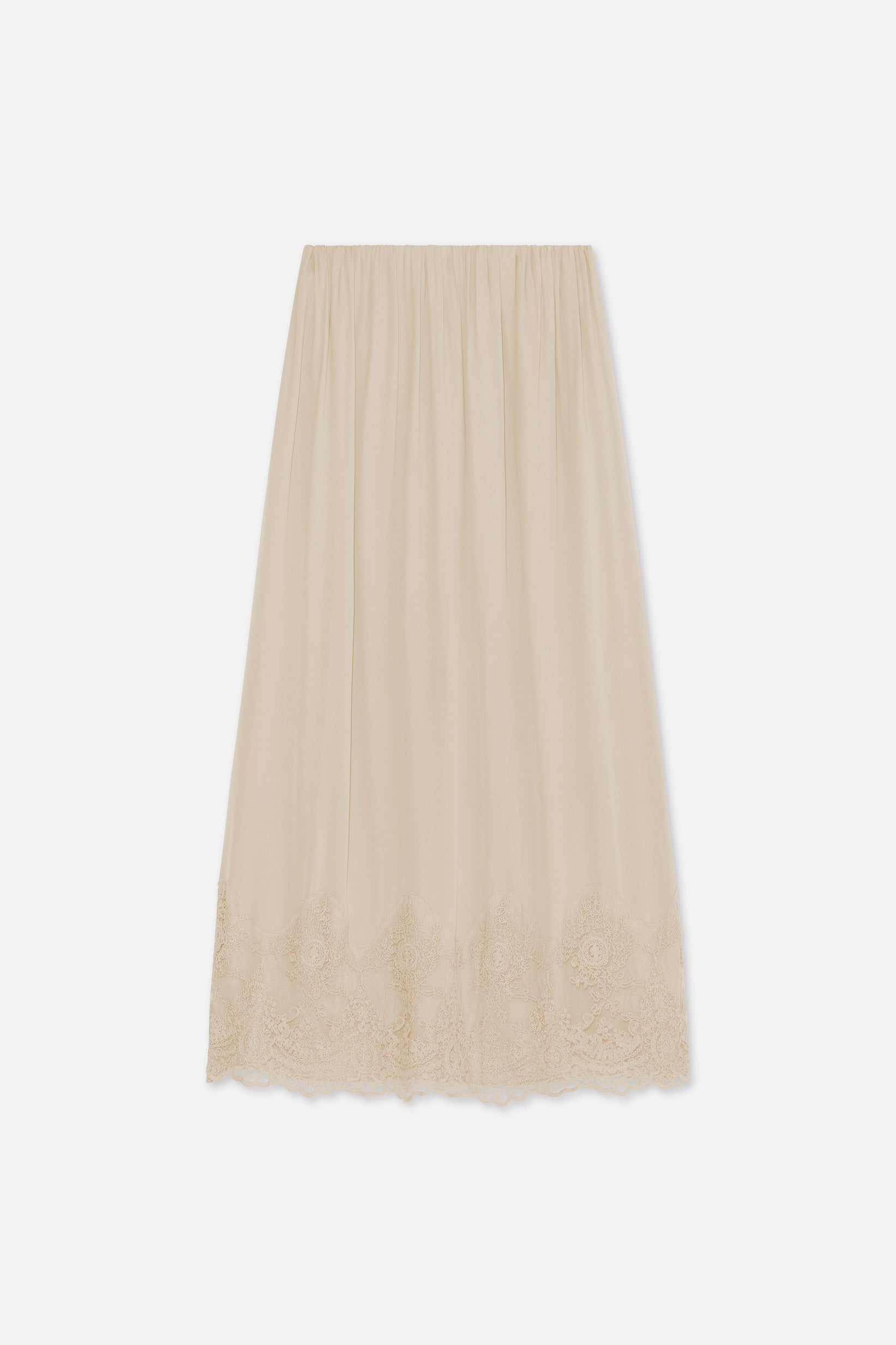 Lace Detailed Skirt | Sand