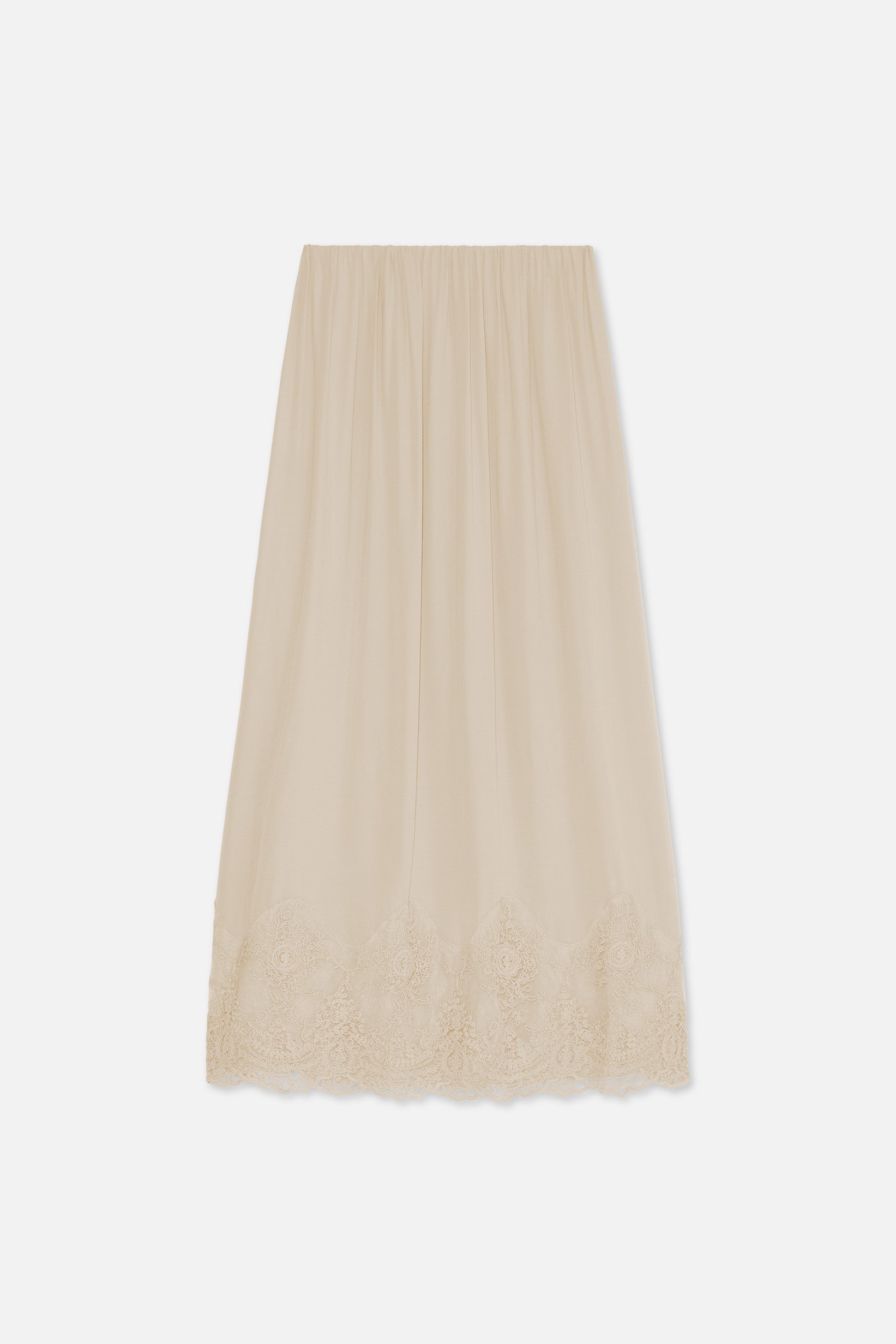 Lace Detailed Skirt | Sand