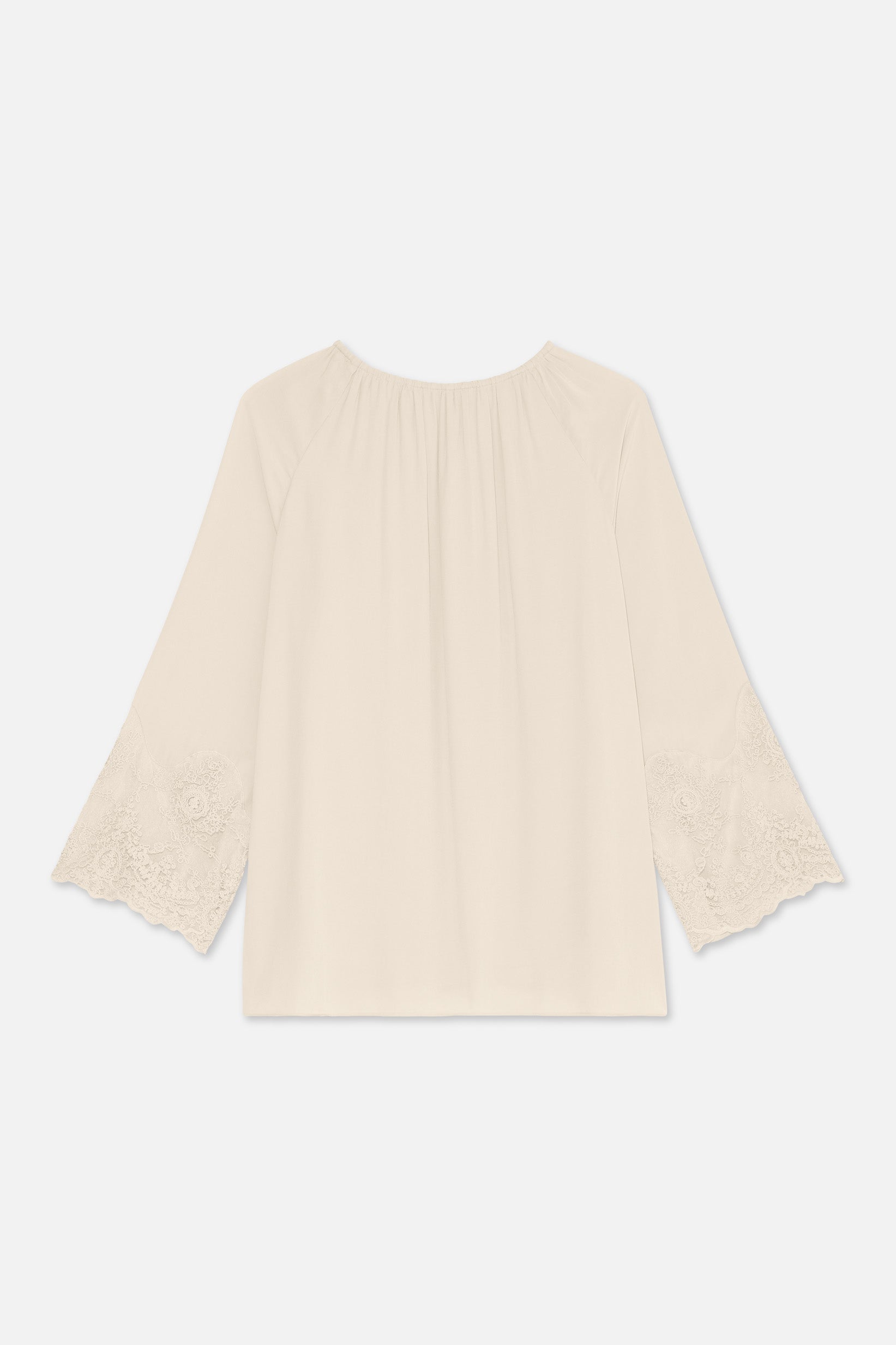 Lace Detailed Top | Sand