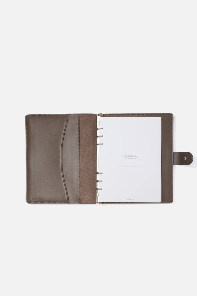 Leather Planner | Ash Brown