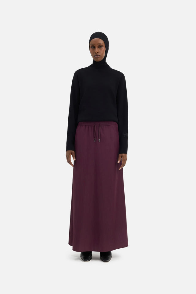 Lightweight Skirt | Blackcurrant