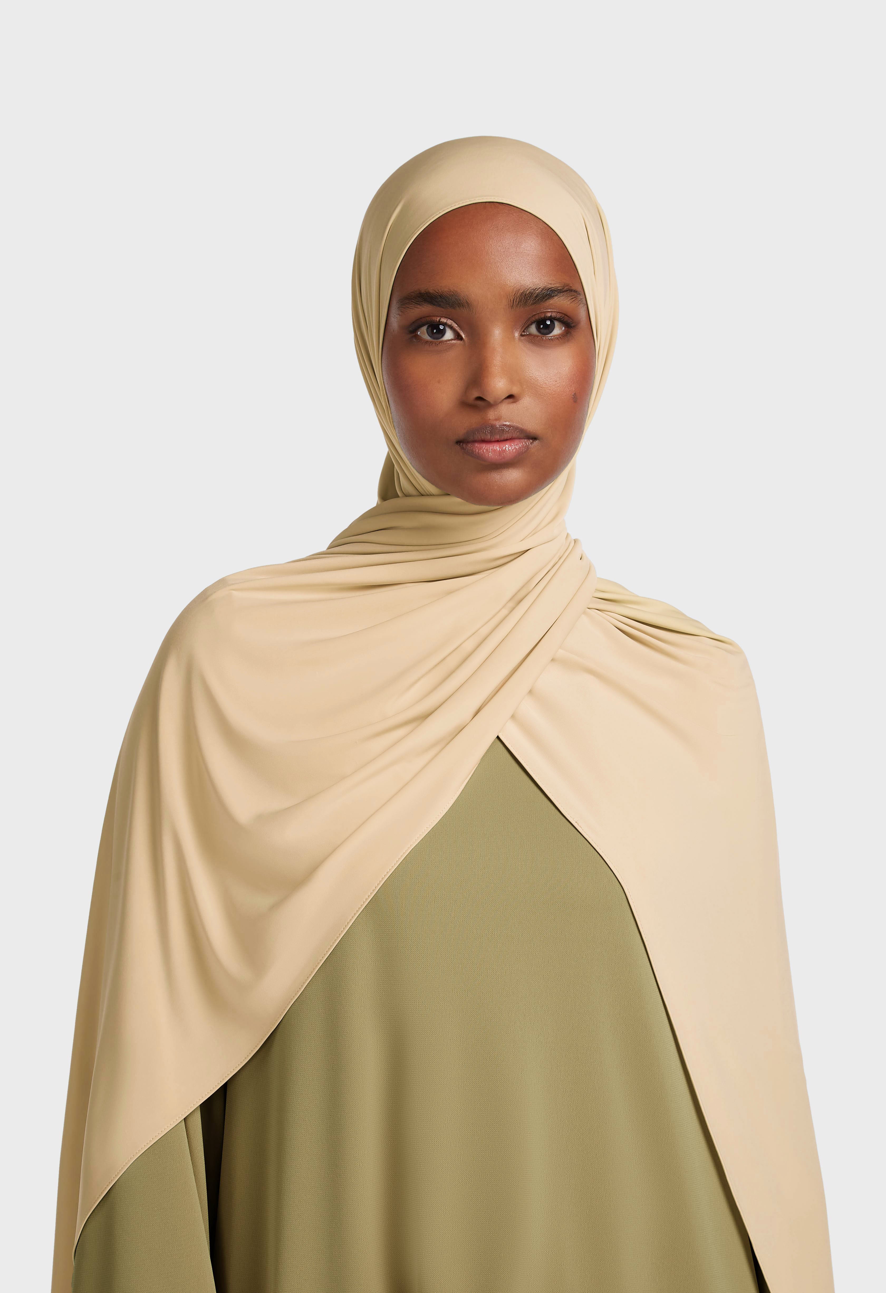 Liquid Jersey Scarf | Brown Rice