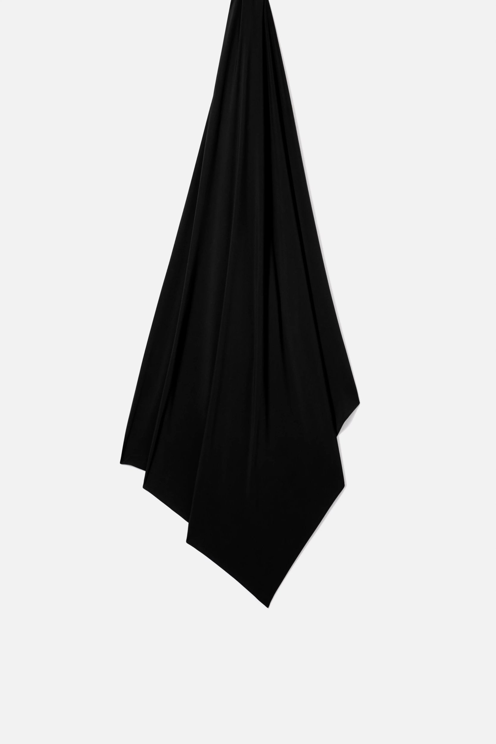 Liquid Jersey Scarf | Black