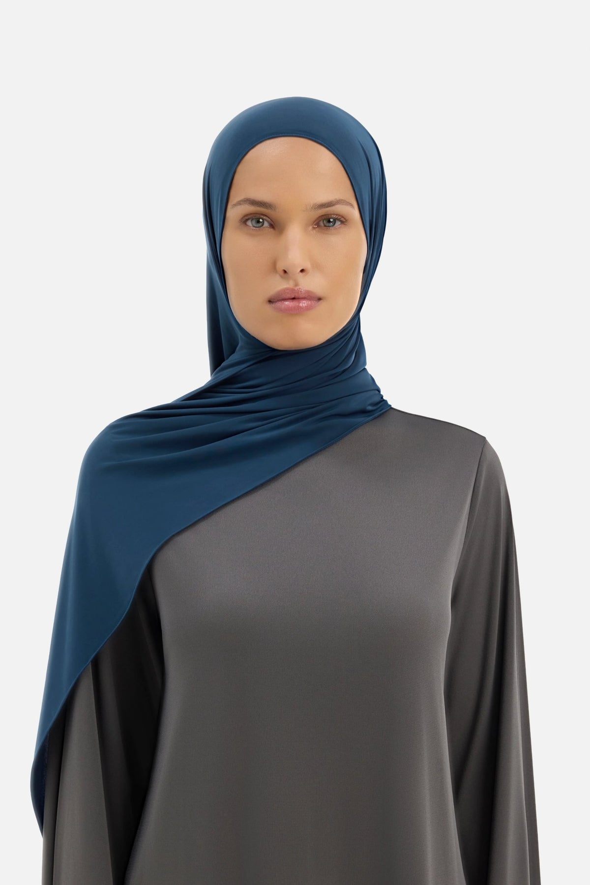 Liquid Jersey Scarf | Blue Sapphire