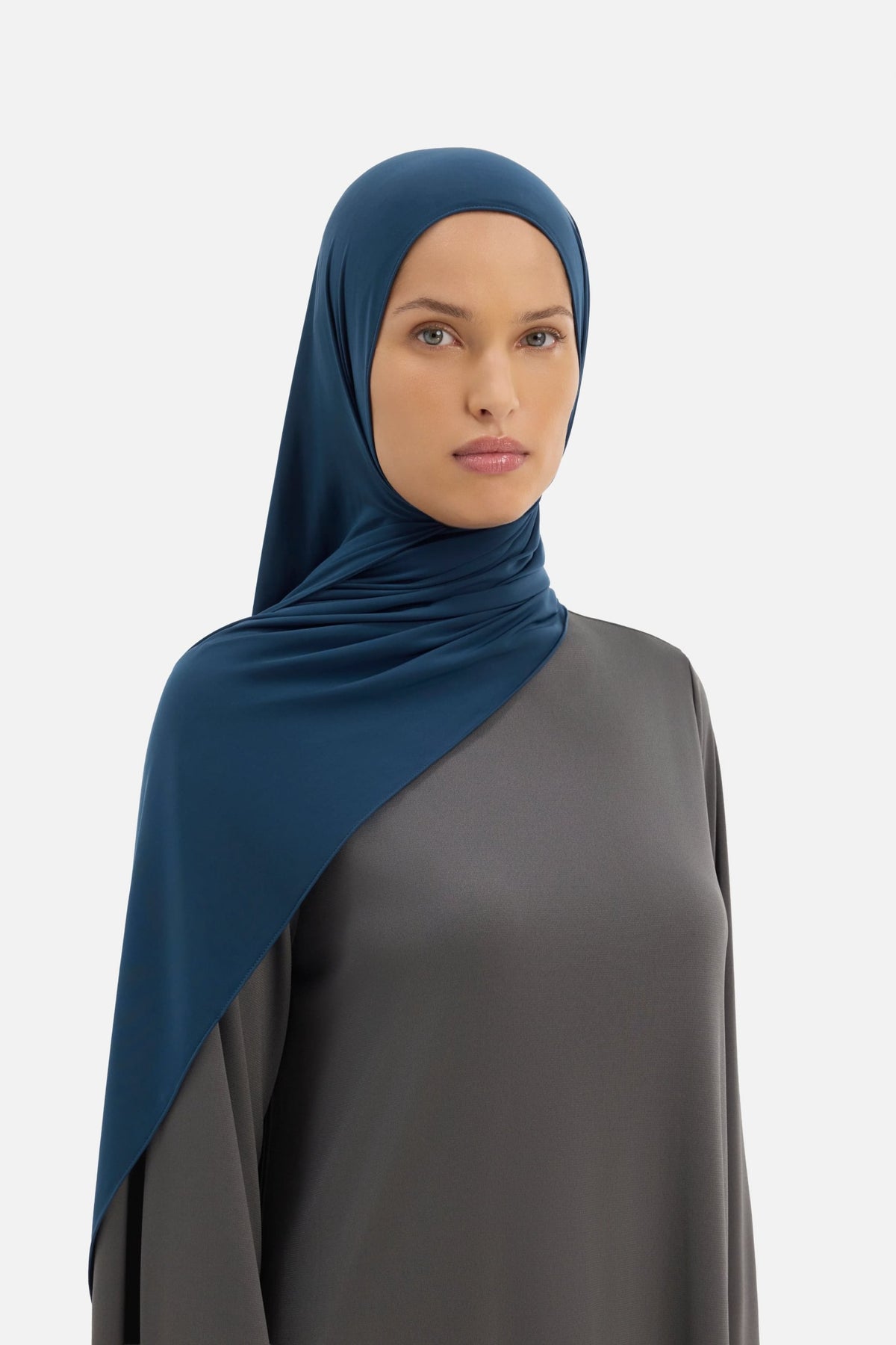 Liquid Jersey Scarf | Blue Sapphire