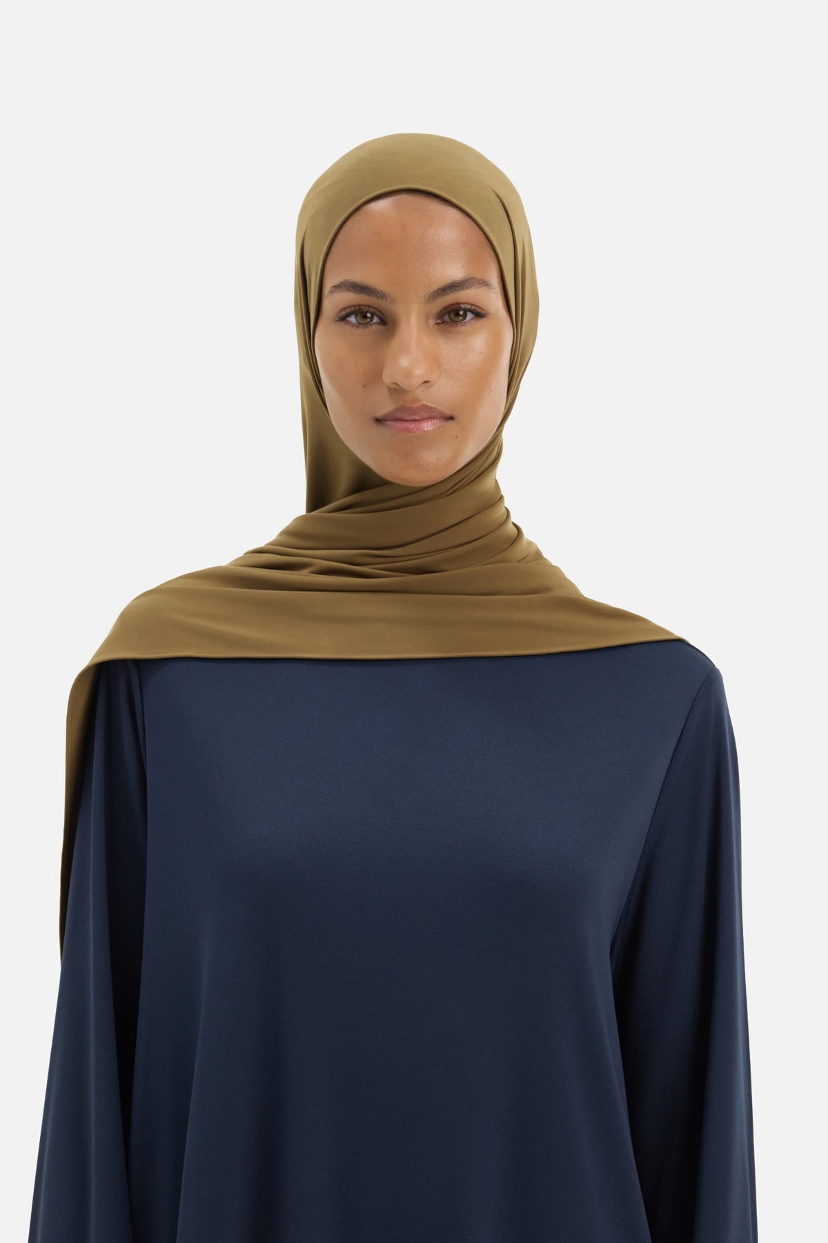 Liquid Jersey Scarf | Brown Mink