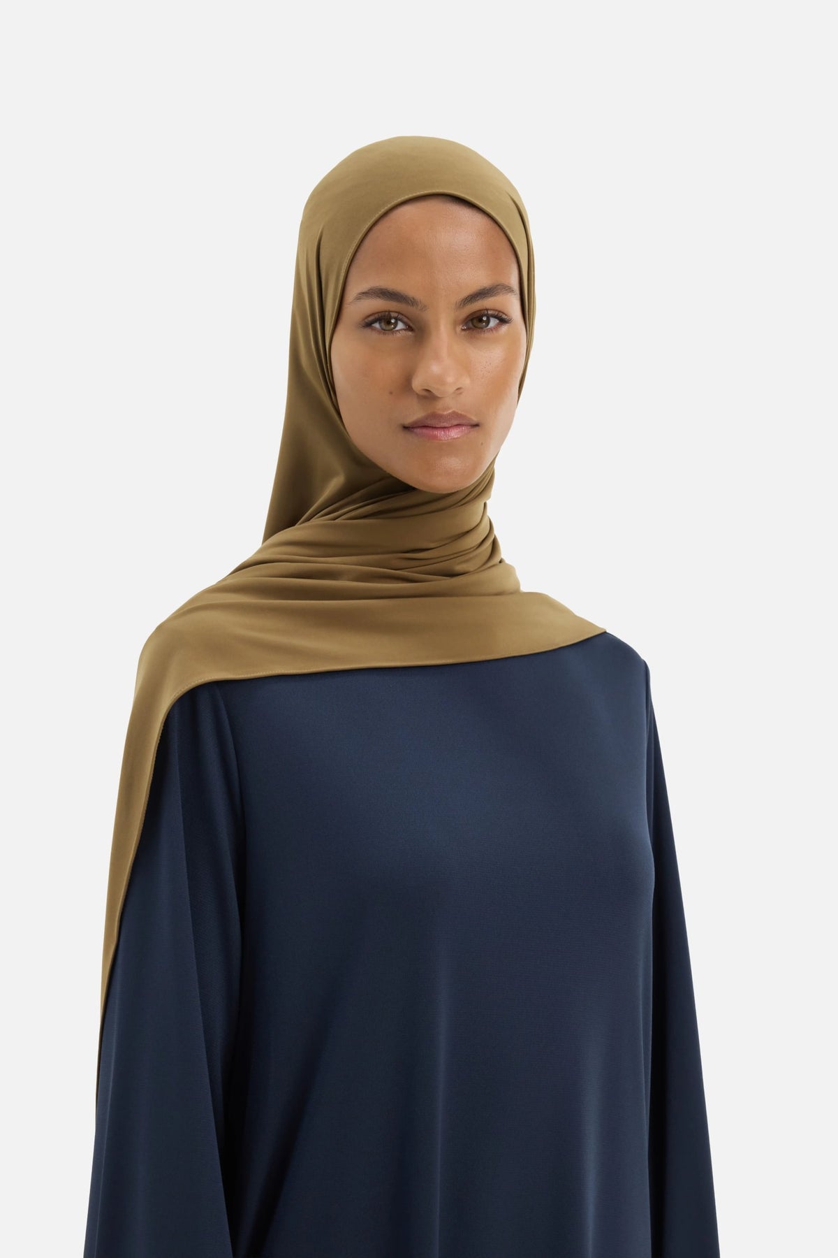 Liquid Jersey Scarf | Brown Mink