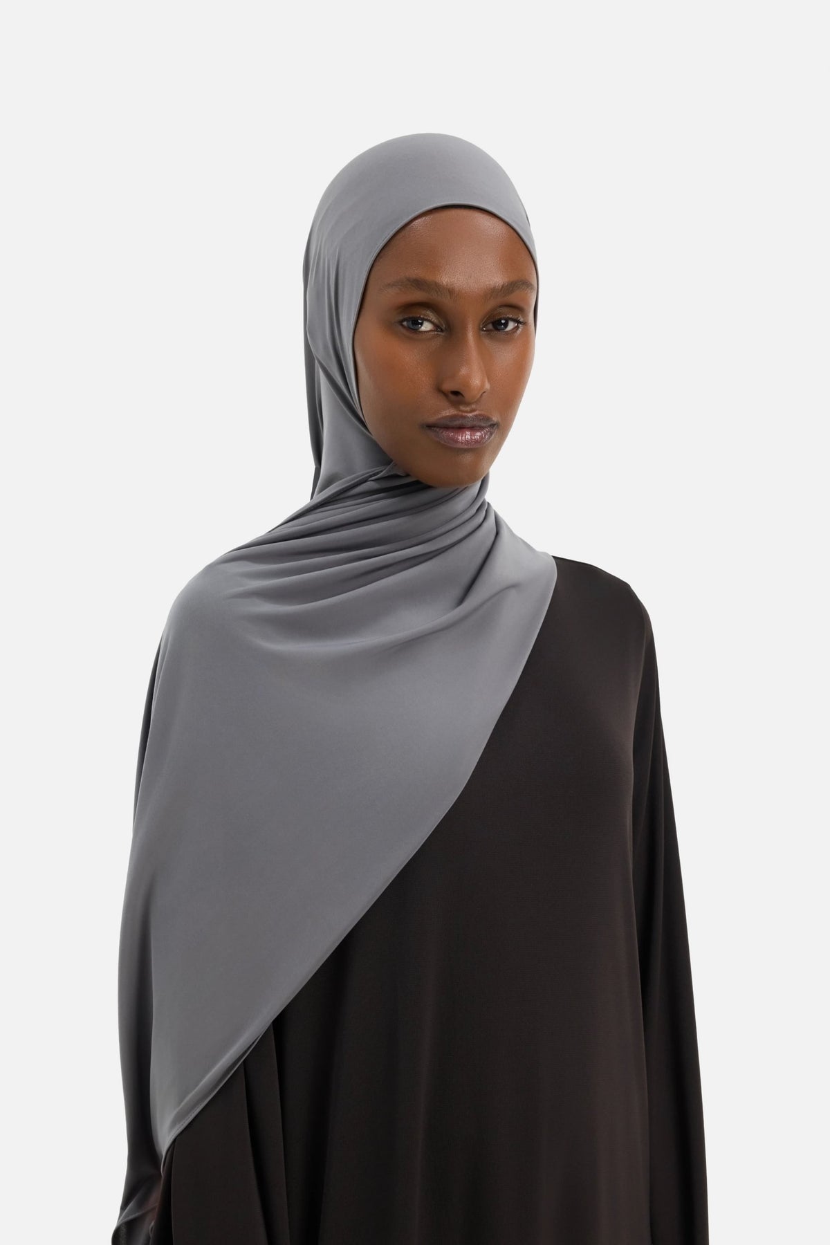 Liquid Jersey Scarf | Carbon Grey