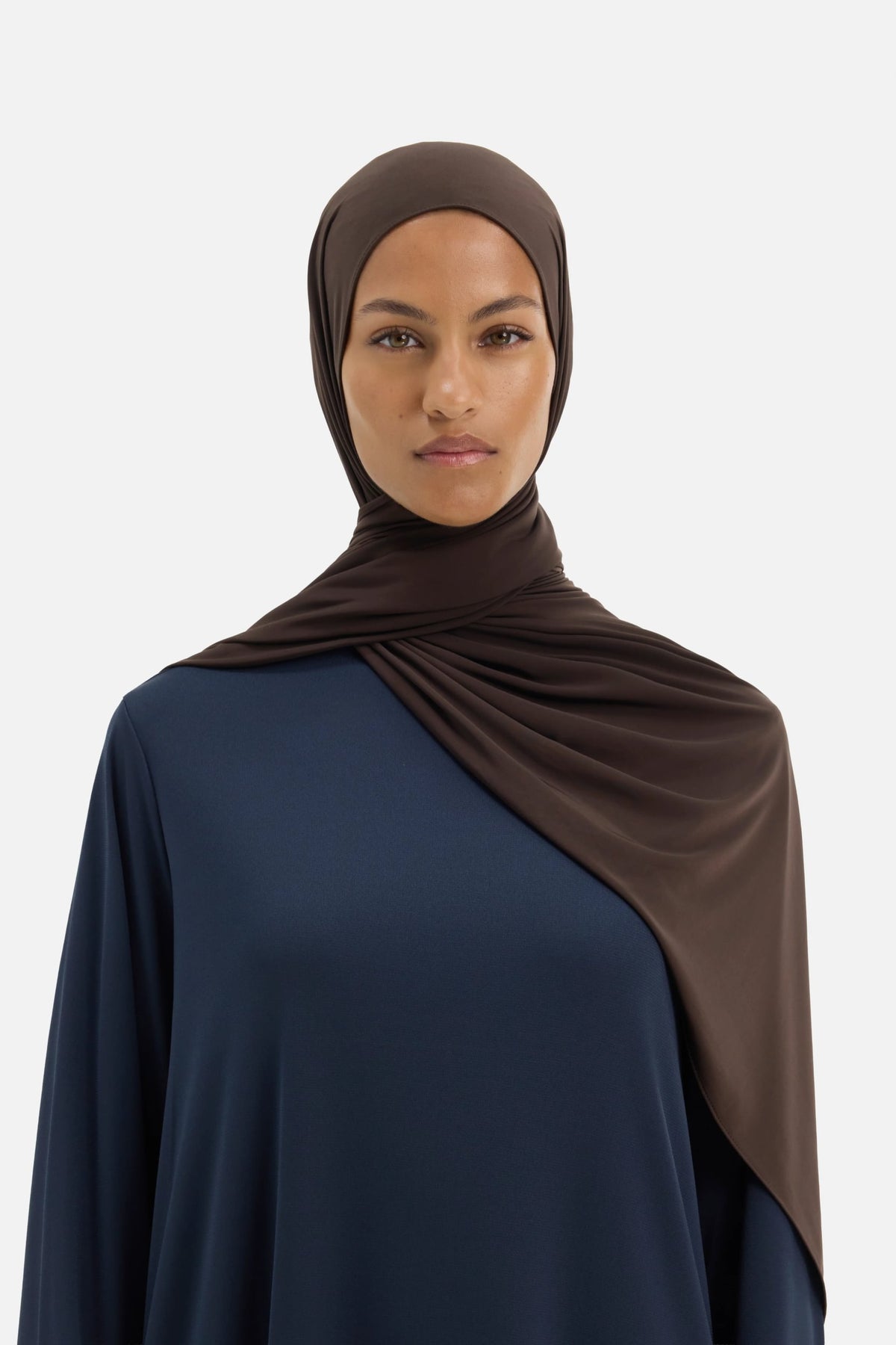 Liquid Jersey Scarf | Dark Chocolate