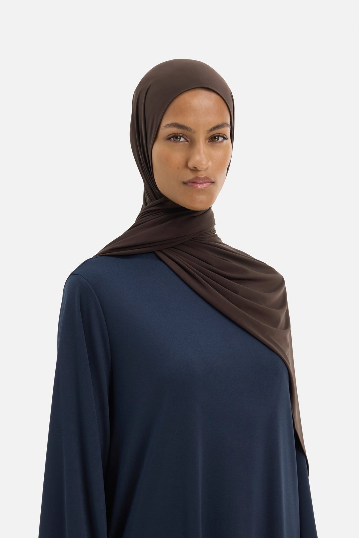 Liquid Jersey Scarf | Dark Chocolate
