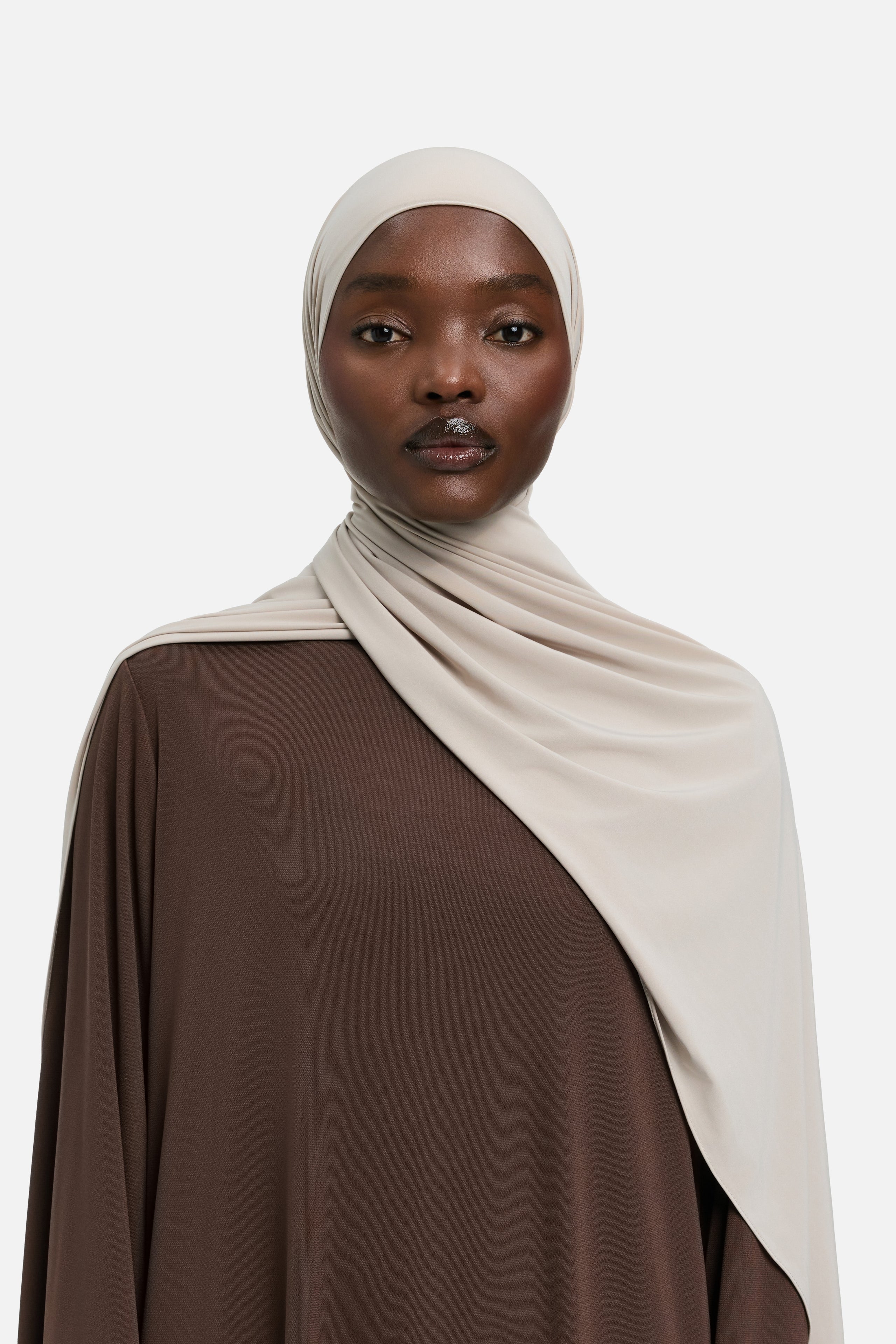 Liquid Jersey Scarf | Dusty Bone