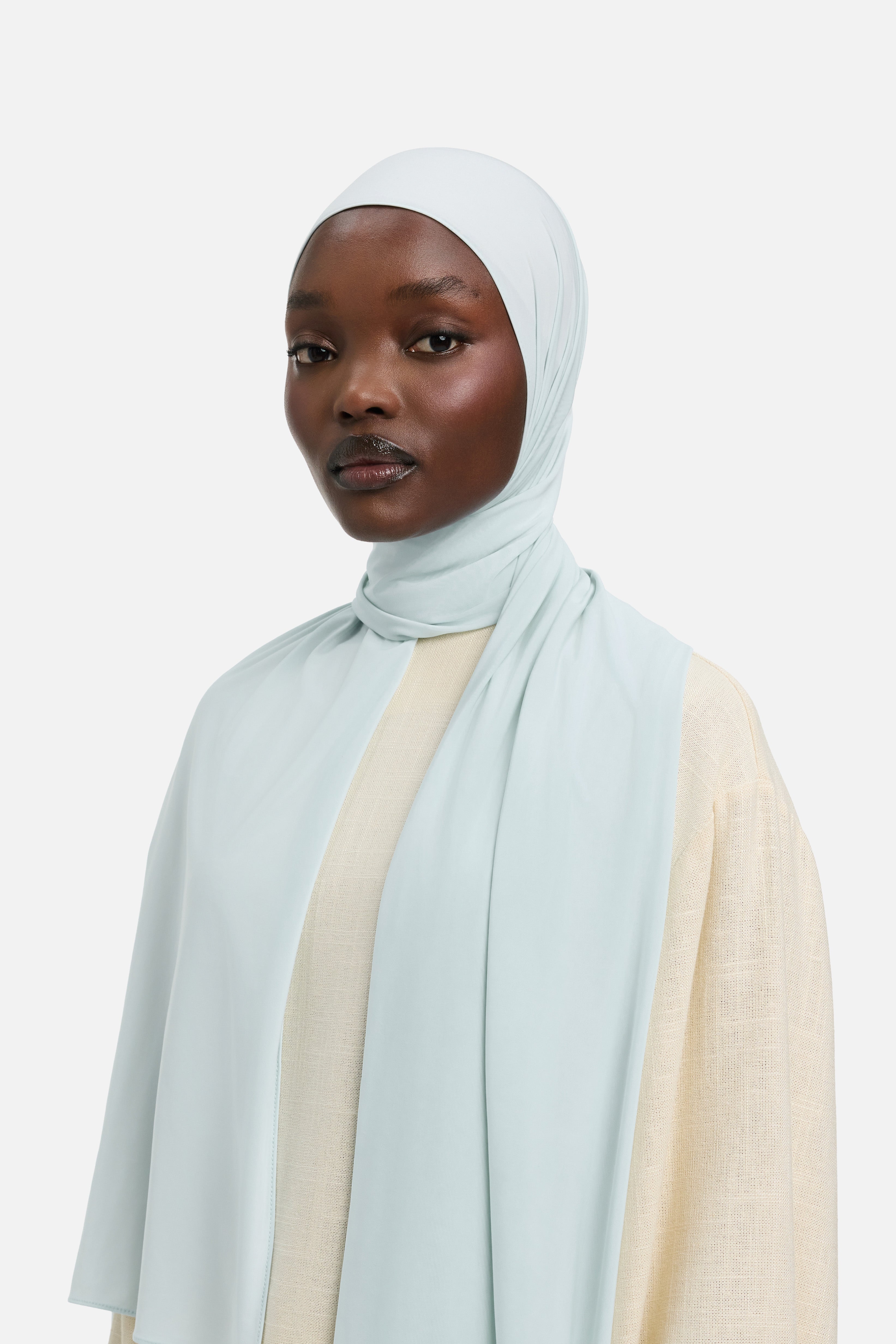 Liquid Jersey Scarf | Frost