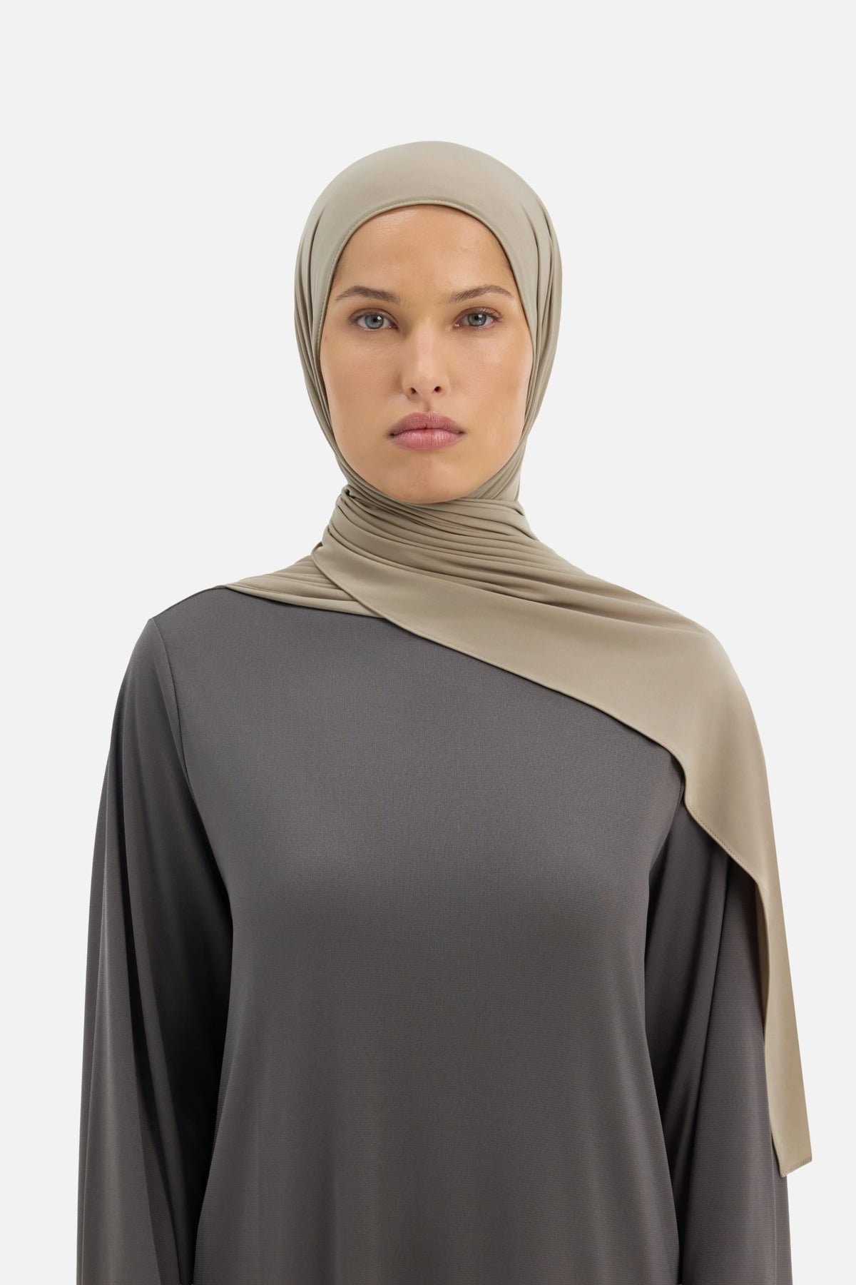 Liquid Jersey Scarf | Jute