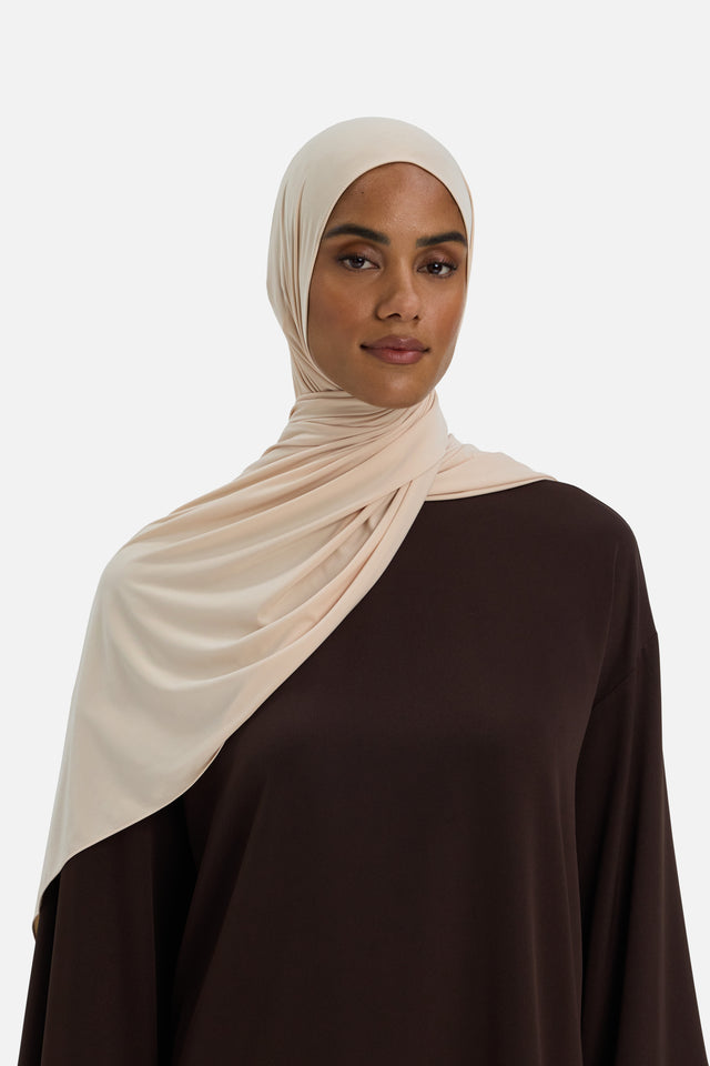 Liquid Jersey Scarf | Latte