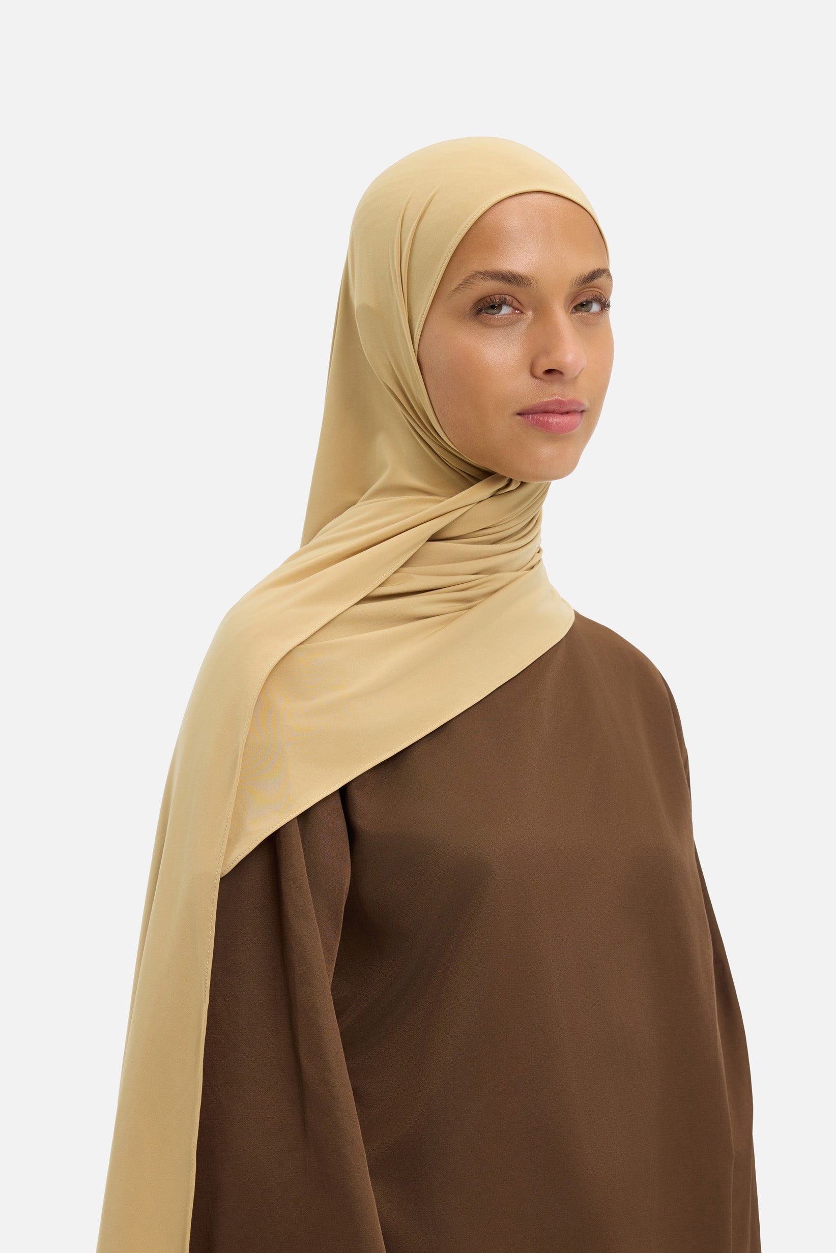 Liquid Jersey Scarf | Light Chai