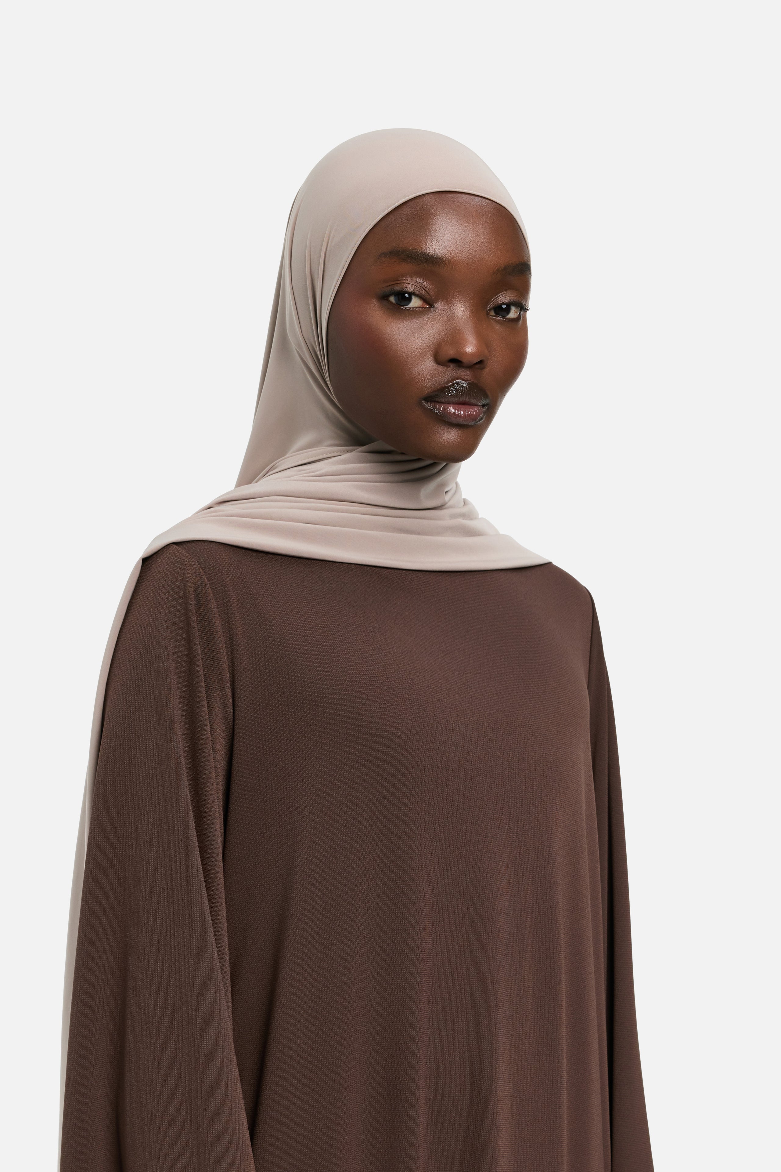 Liquid Jersey Scarf | Mauve