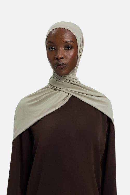 Liquid Jersey Scarf | Mink