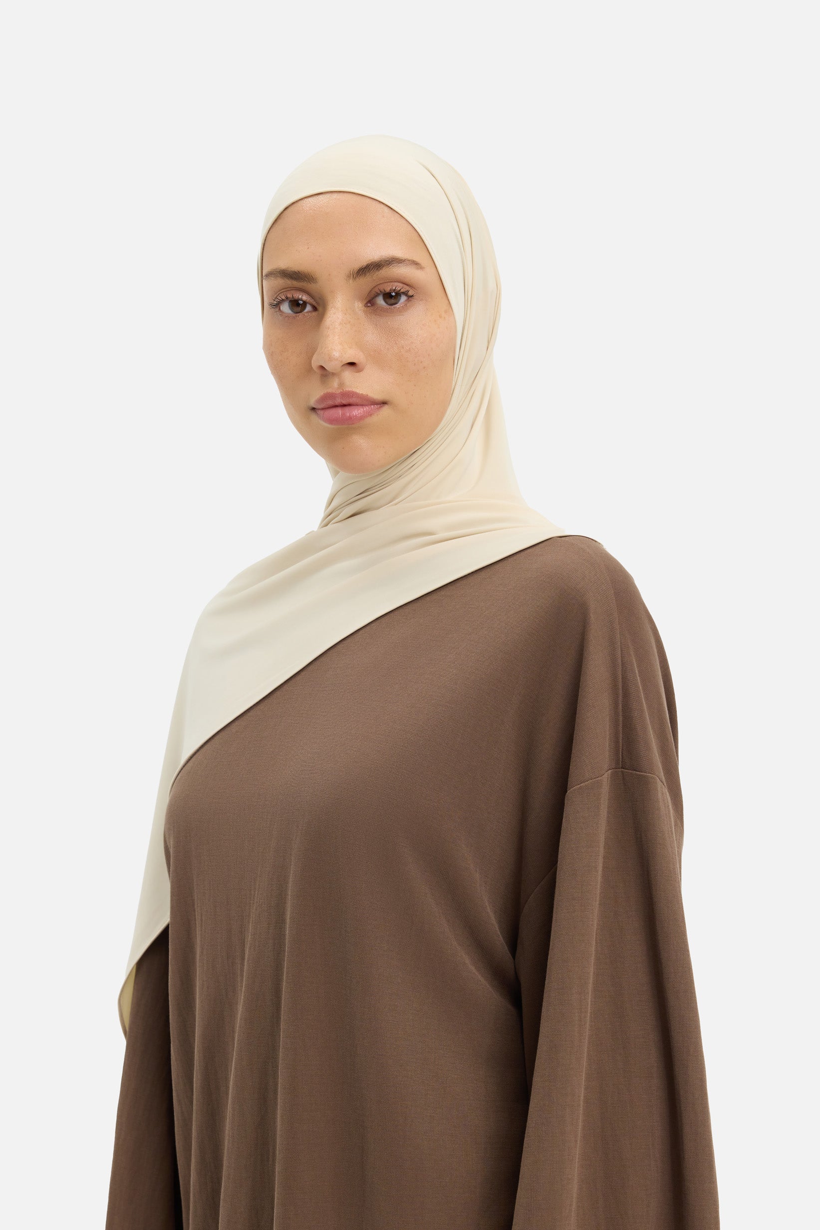 Liquid Jersey Scarf | Sand