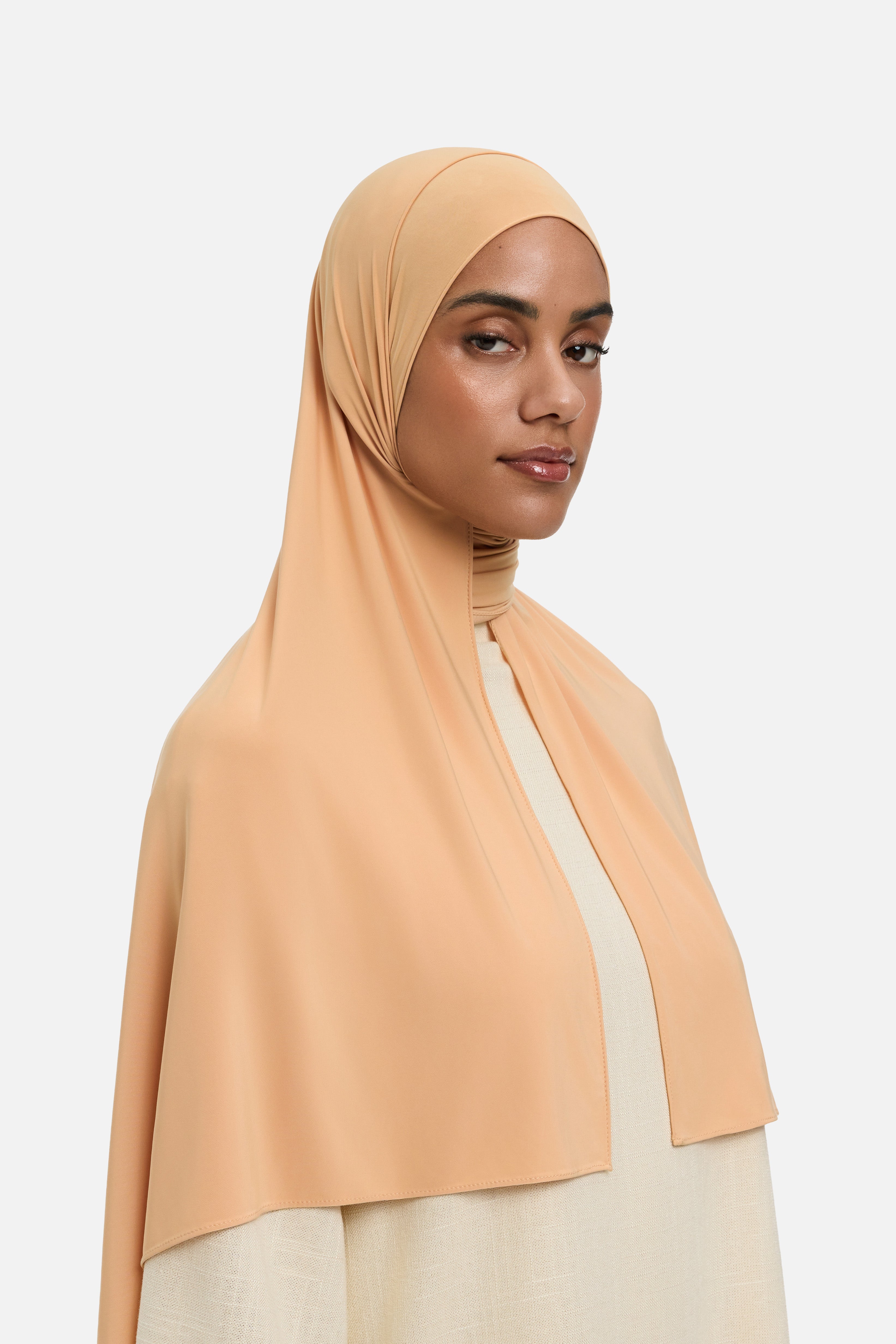 Liquid Jersey Scarf | Soft Biscotti