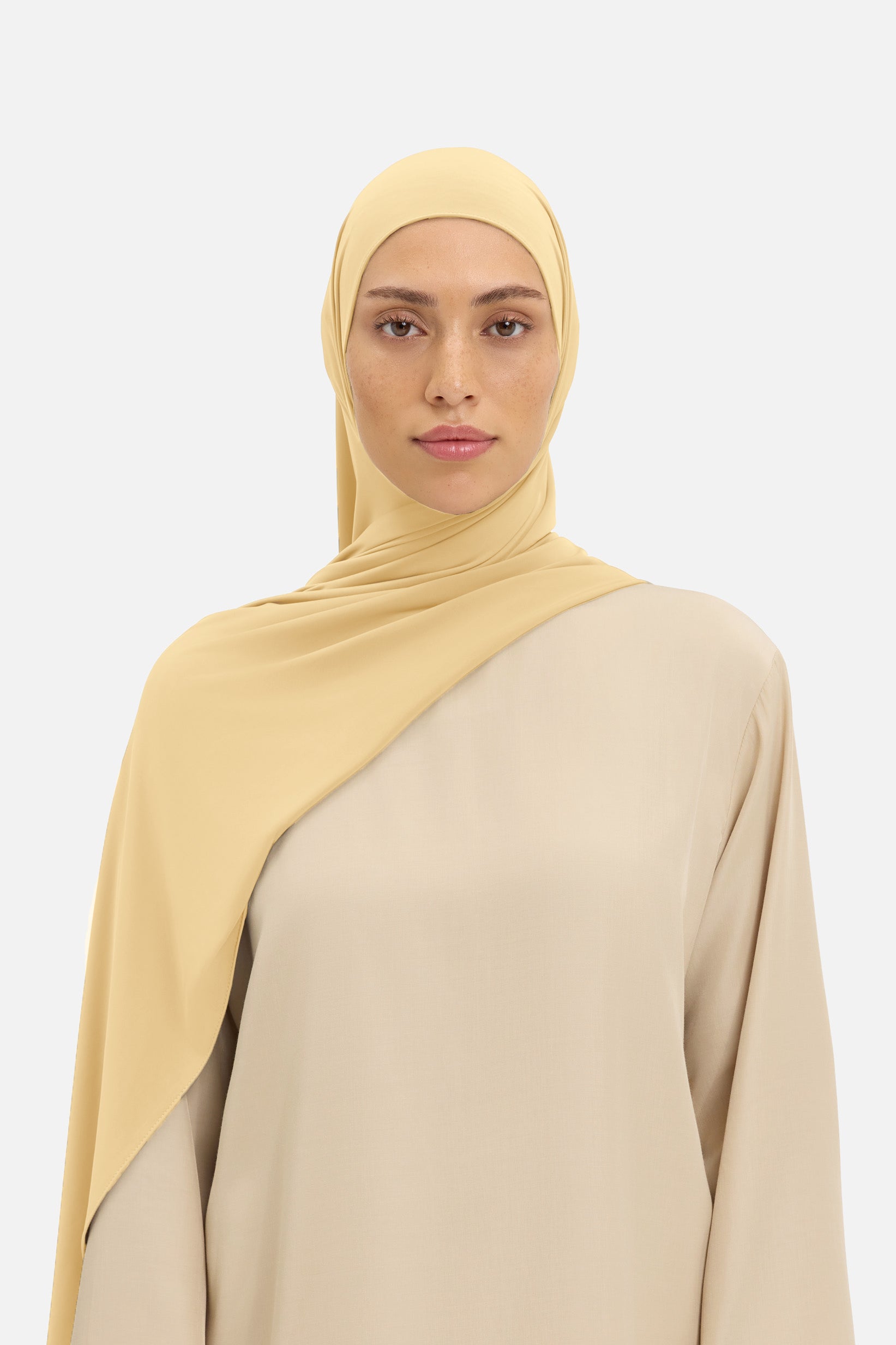 Liquid Jersey Scarf | Sunset Yellow