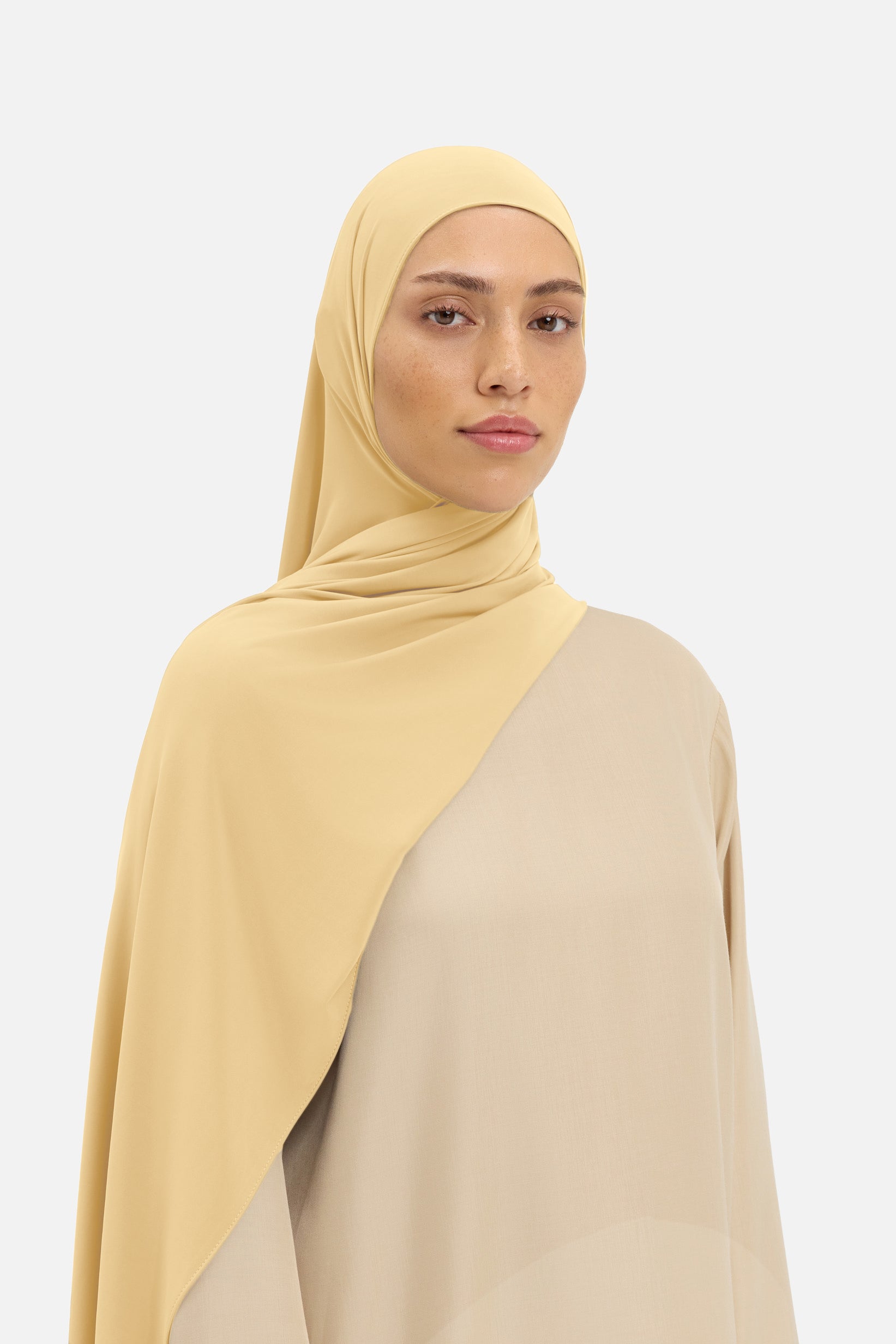 Liquid Jersey Scarf | Sunset Yellow